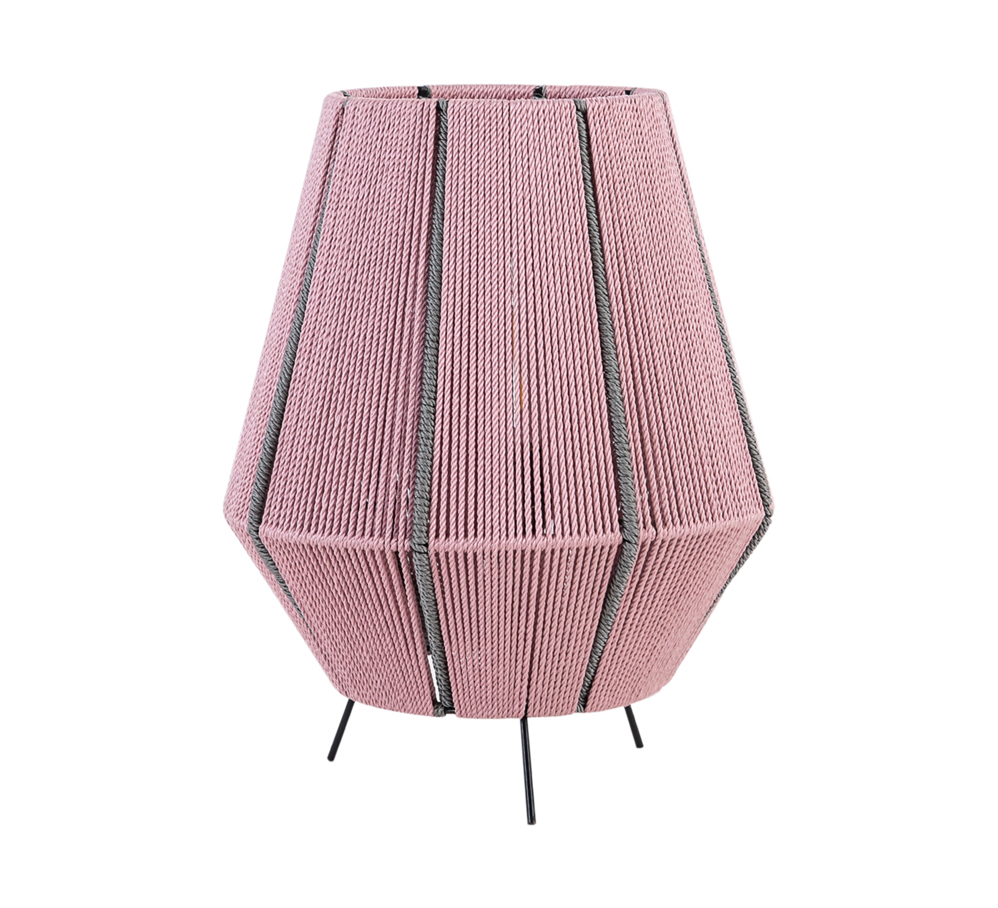 Black and pink lampshade - Vitrine Furniture - Lighting