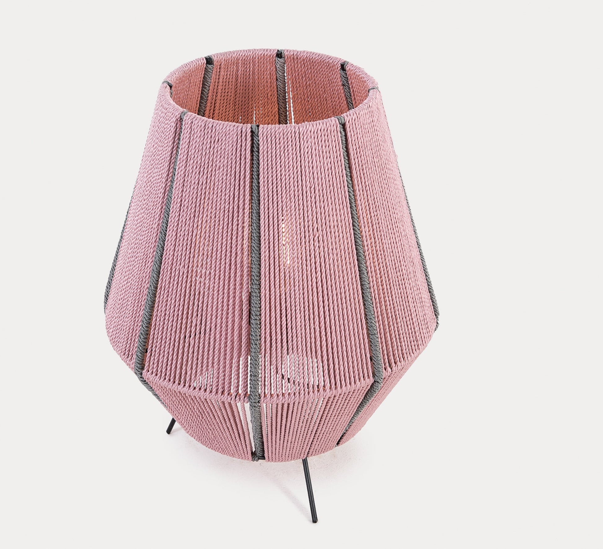 Black and pink lampshade - Vitrine Furniture - Lighting