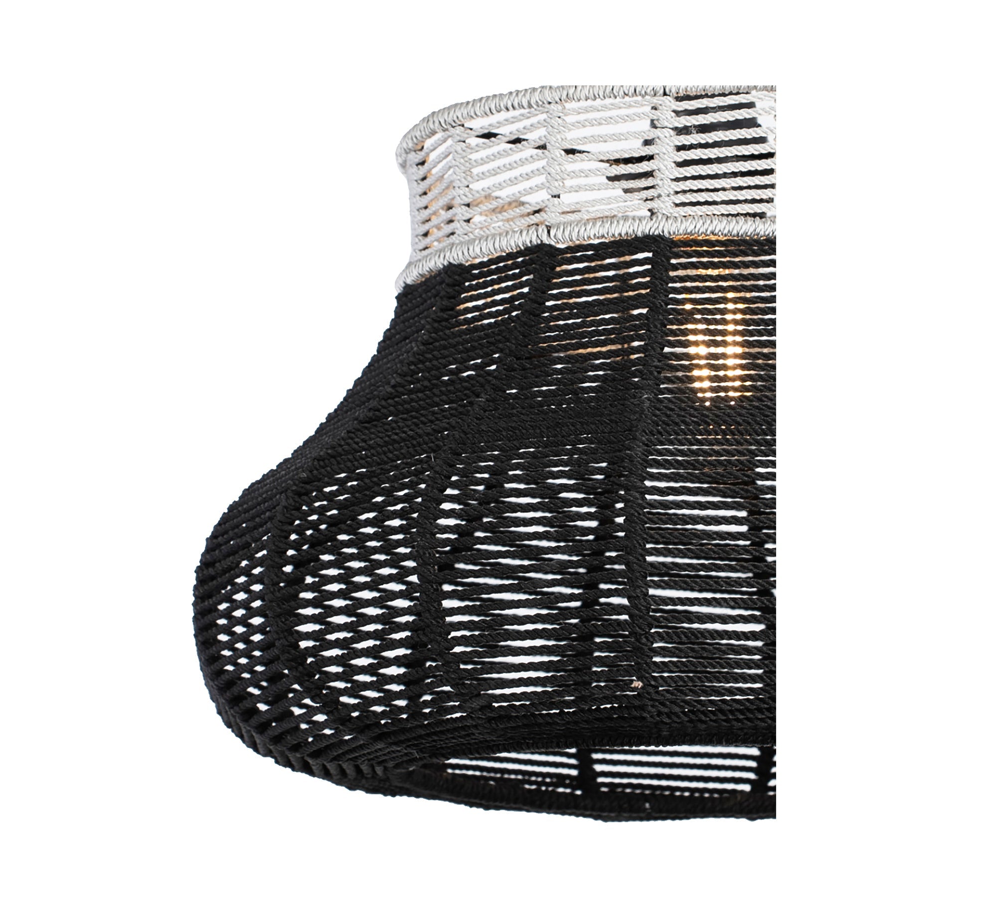 Black and white shaboua ceiling pendant - Vitrine Furniture - Lighting