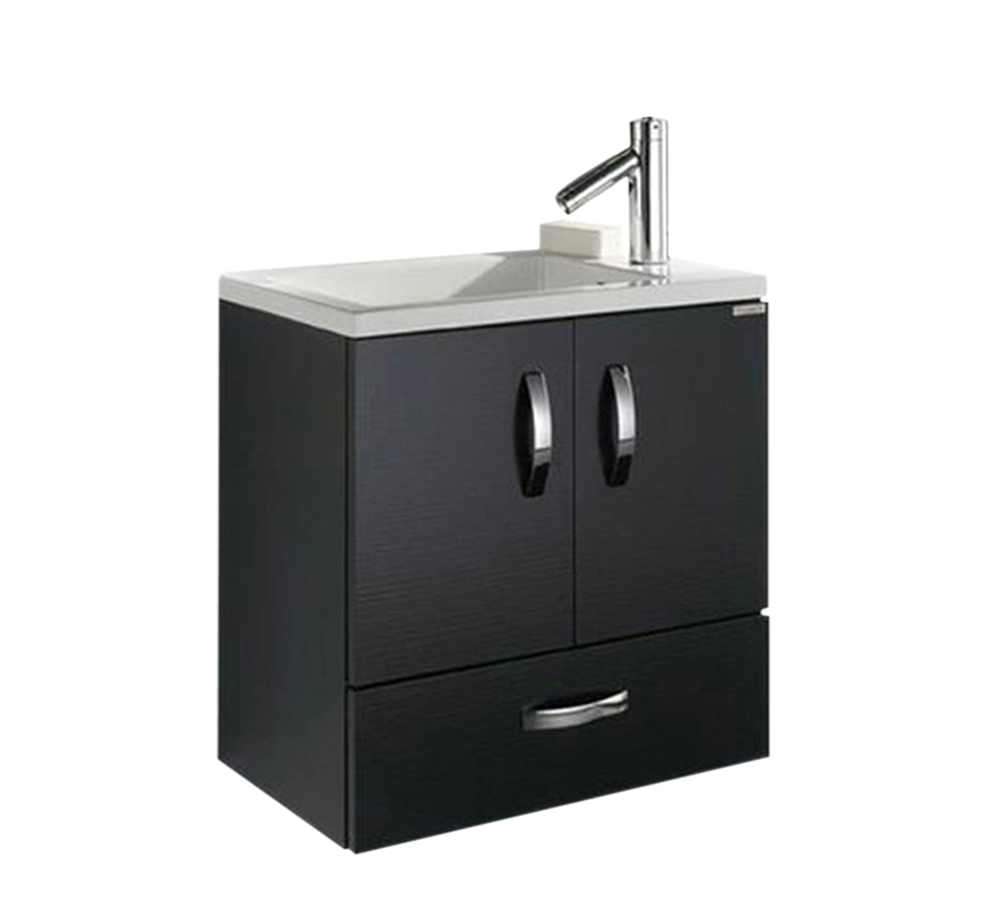 Black Bathroom Sink Unit – Modern, Durable Elegance - Vitrine Furniture - Furniture