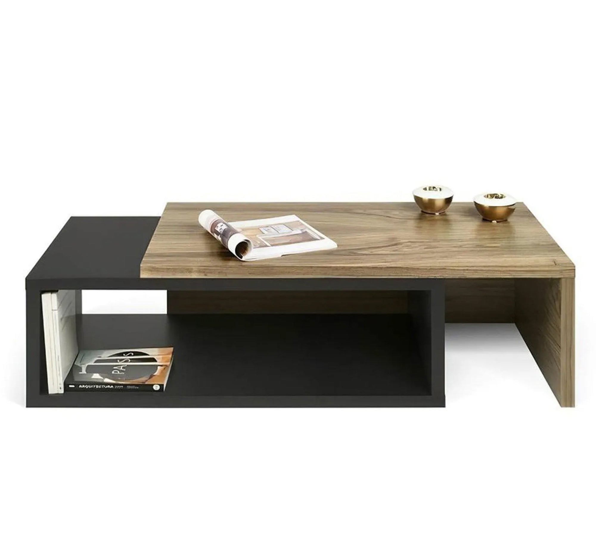 Black - Beige Coffee Table: Stylish & Versatile - Vitrine Furniture - Furniture