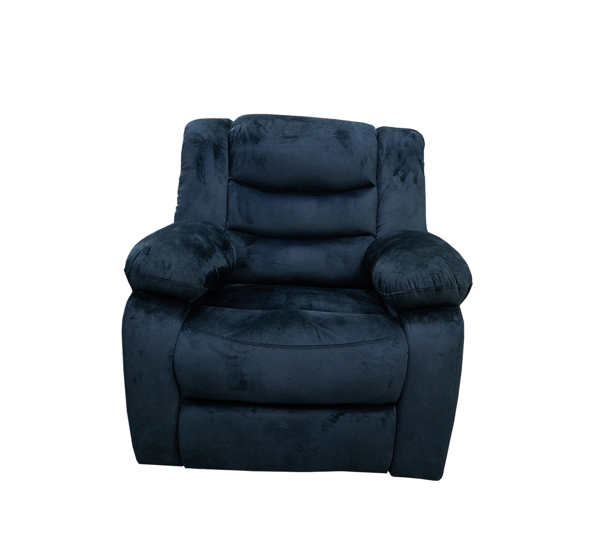 Black - Blue Lazy Boy, Chic Comfort - Vitrine Furniture - Lazyboy Chair