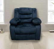 Black - Blue Lazy Boy, Chic Comfort - Vitrine Furniture - Lazyboy Chair