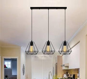 Black Cage Pendant Chandelier - Vitrine Furniture - Lighting