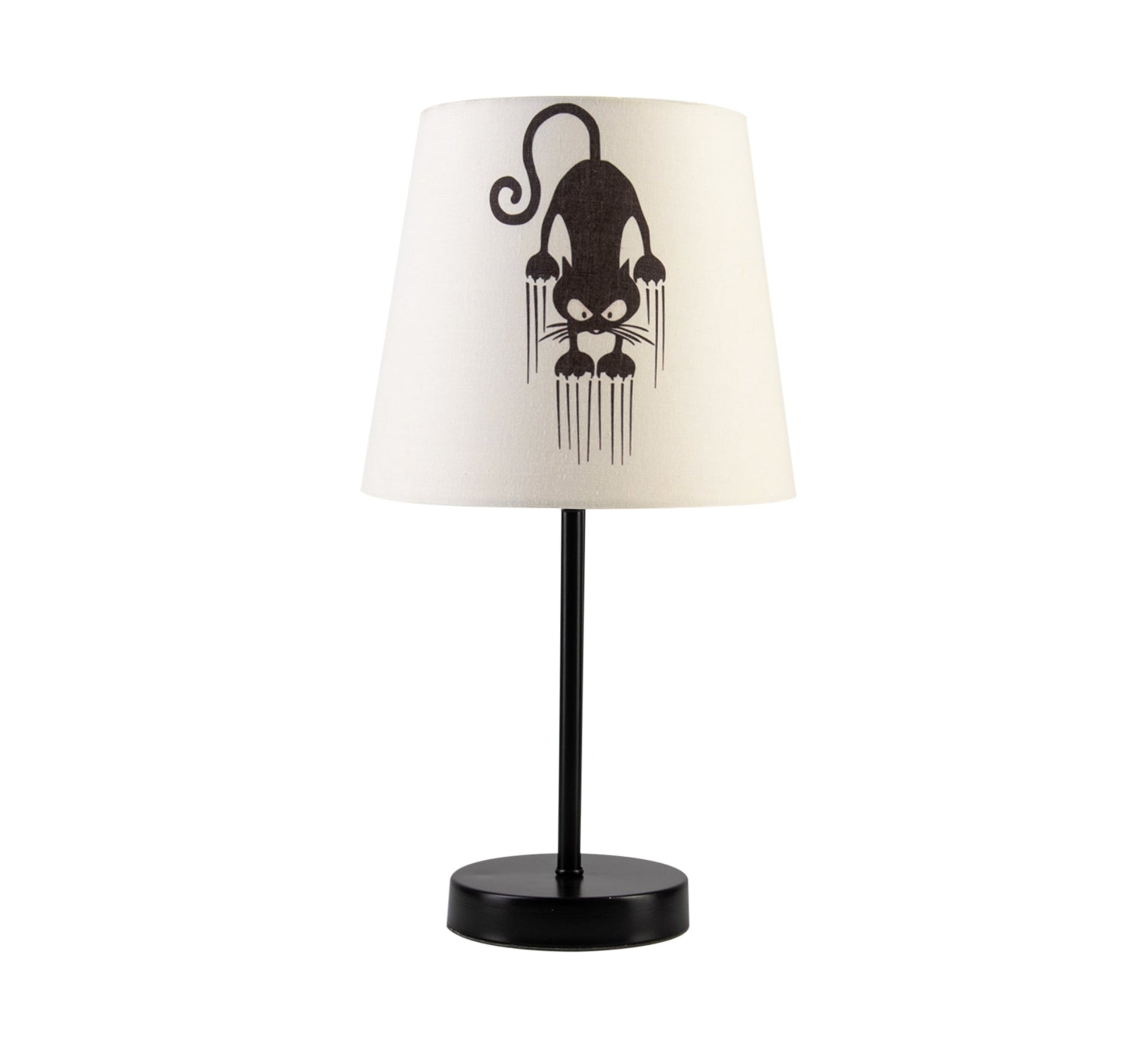 Black Cat Lamp: Unique design with a modern touch and a black base - Vitrine Furniture - Lighting