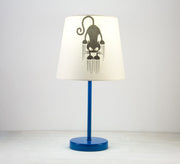 Black Cat Lamp: Unique design with a modern touch and a blue base - Vitrine Furniture - Lighting