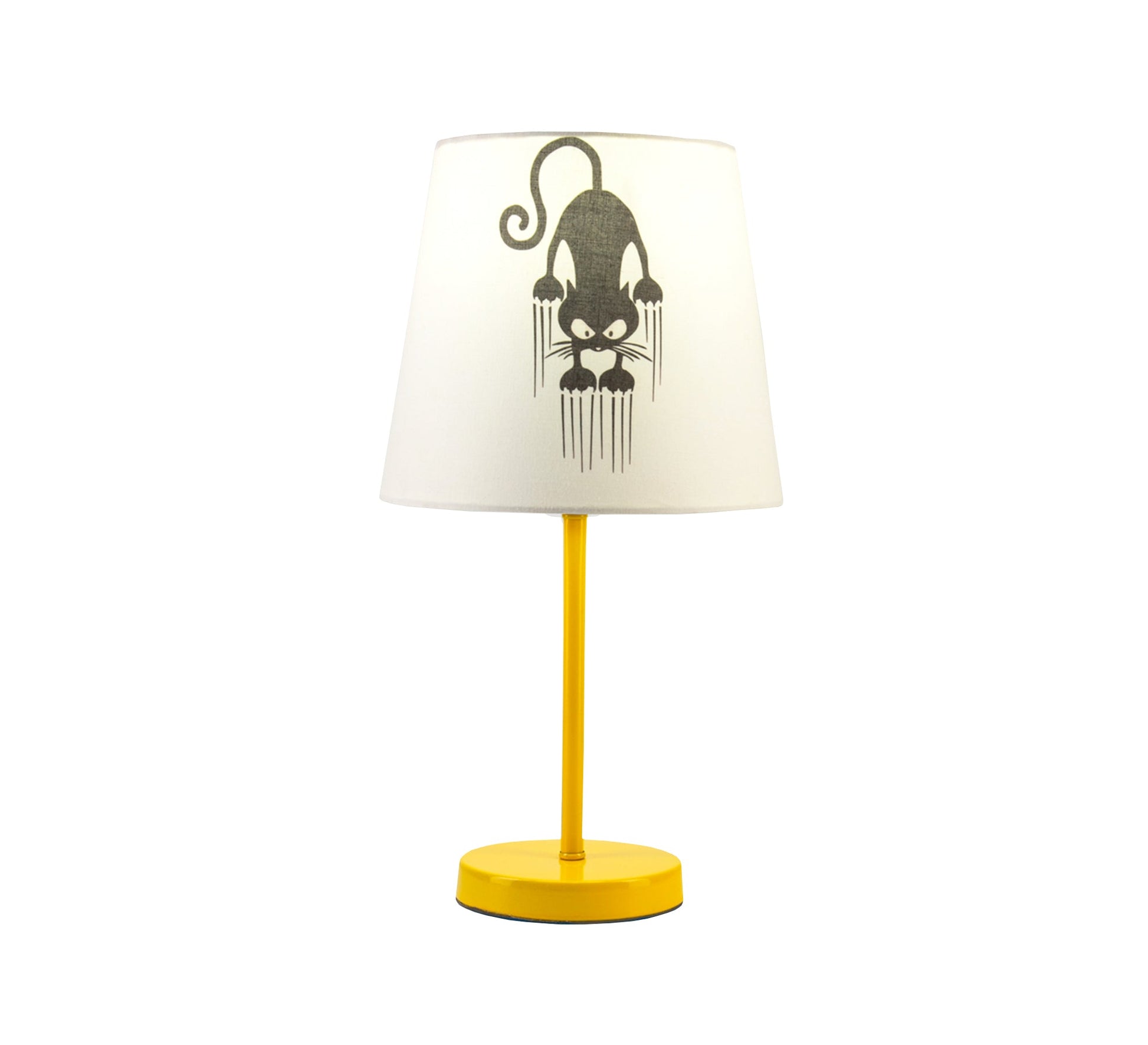 Black Cat Lamp: Unique design with a modern touch and a golden base - Vitrine Furniture - Lighting