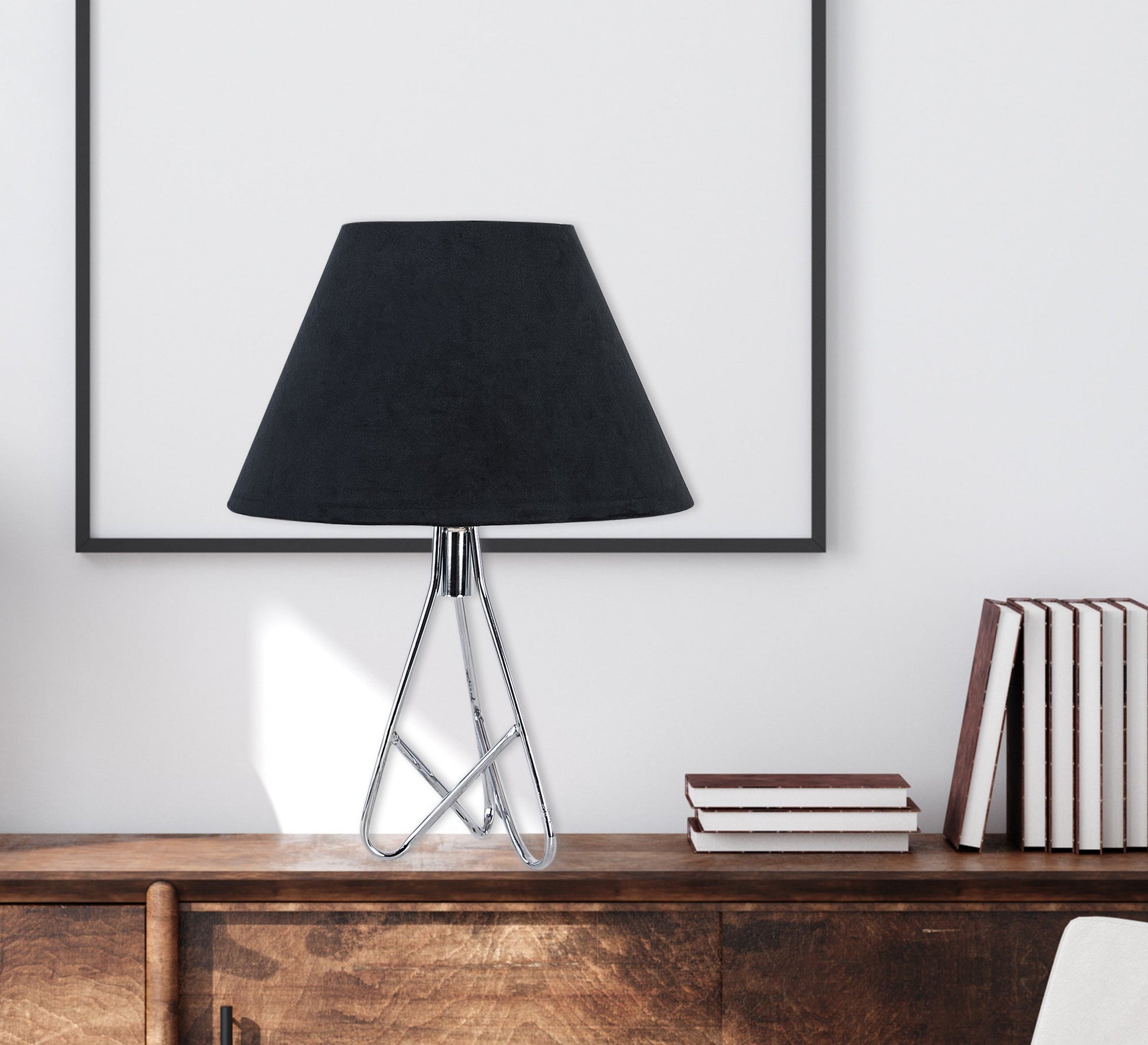 Black Cone Table Lamp - Vitrine Furniture - Lighting