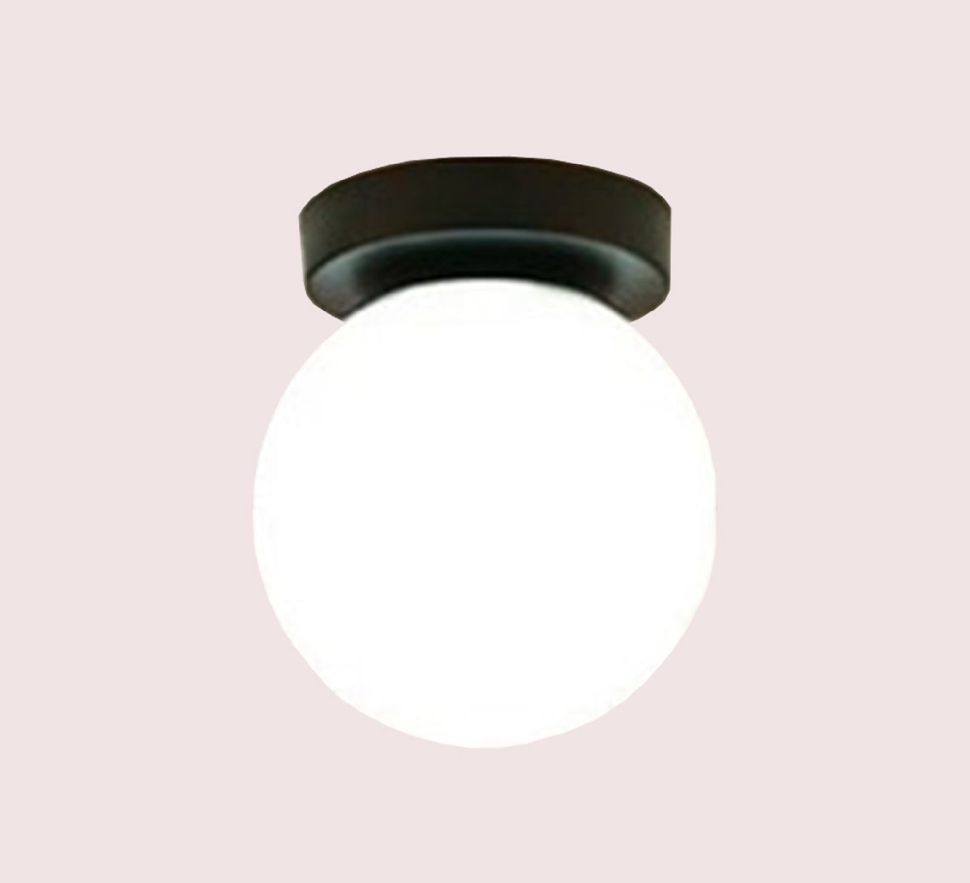 Black Crystal Ball Ceiling Lamp - Vitrine Furniture - Lighting