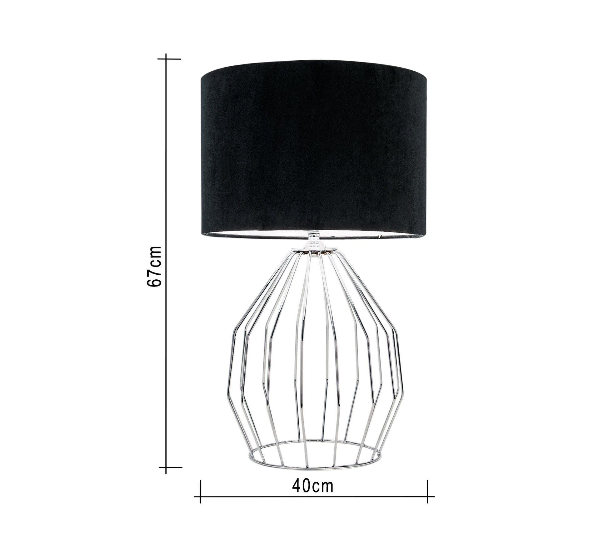 Black cylindrical lampshade - Vitrine Furniture - Lighting