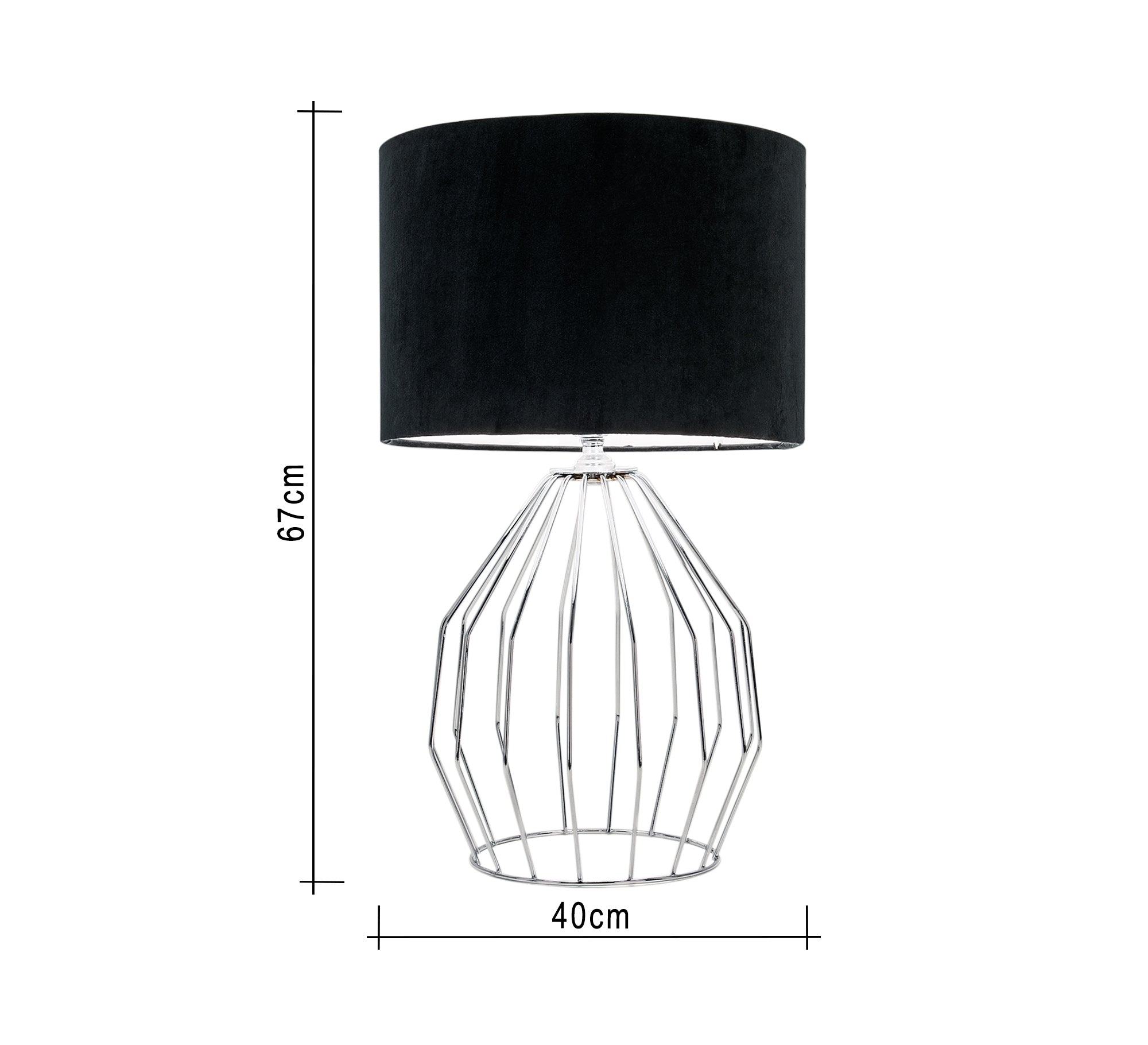 Black cylindrical lampshade - Vitrine Furniture - Lighting