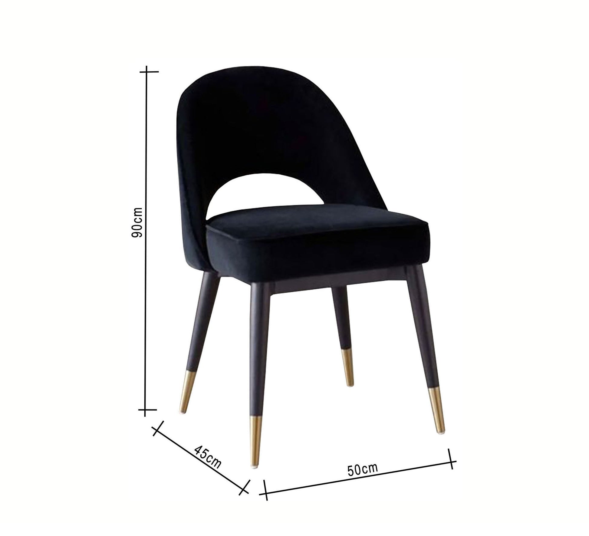 Black dining chair - Vitrine Furniture - Furniture