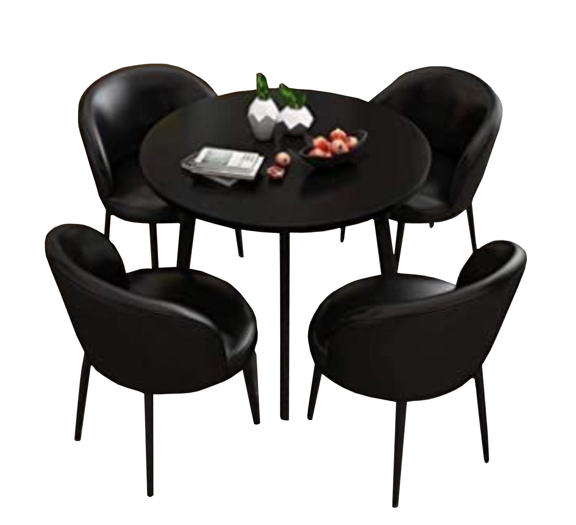 Black Dining Table | Sleek, Modern, Durable - Vitrine Furniture - Furniture