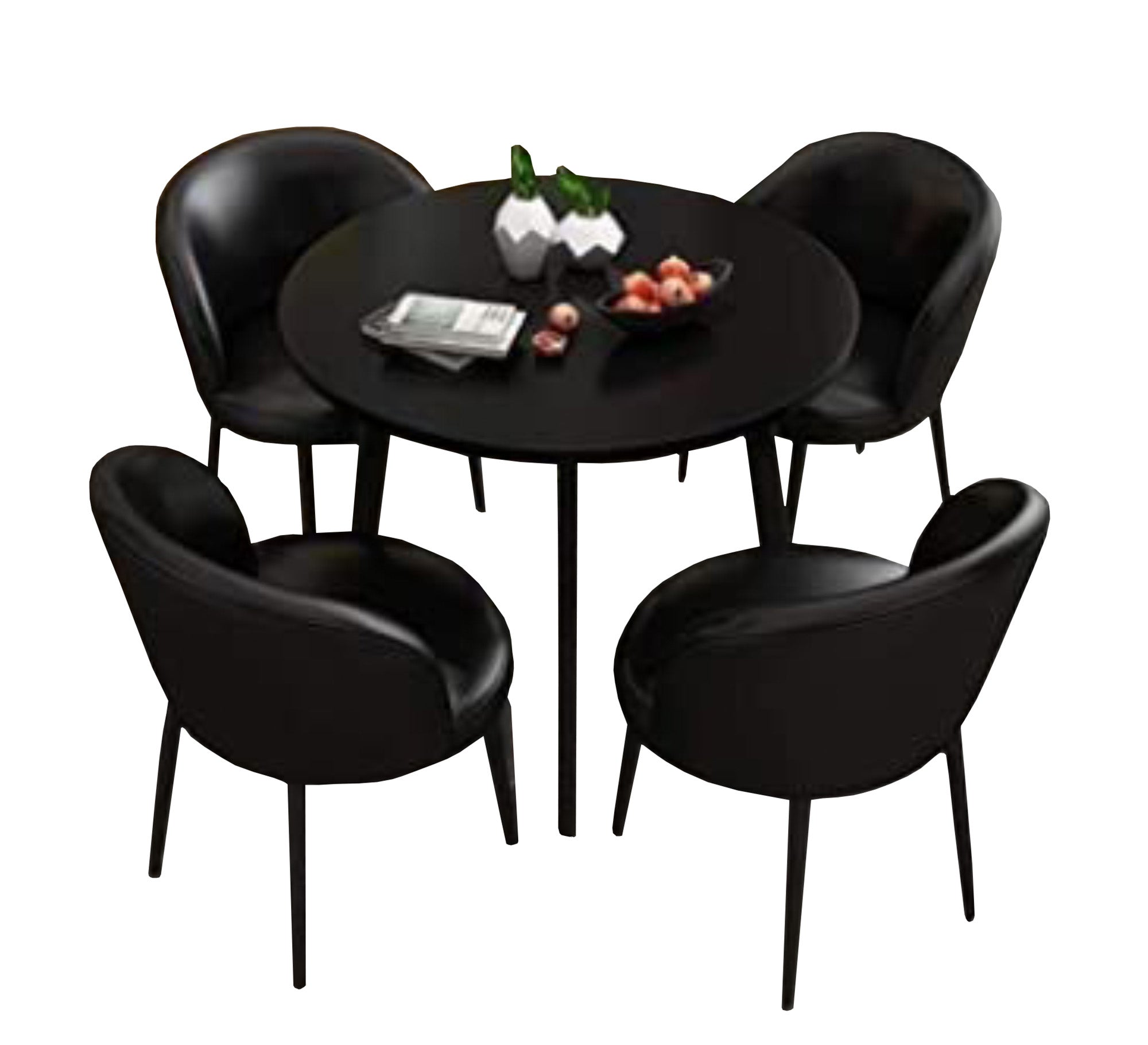 Black Dining Table | Sleek, Modern, Durable - Vitrine Furniture - Furniture