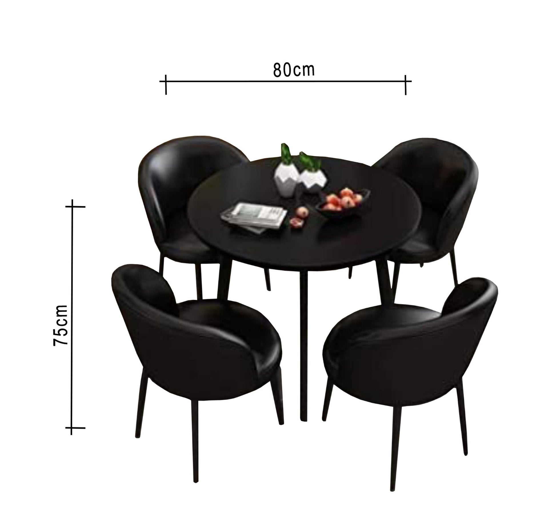 Black Dining Table | Sleek, Modern, Durable - Vitrine Furniture - Furniture