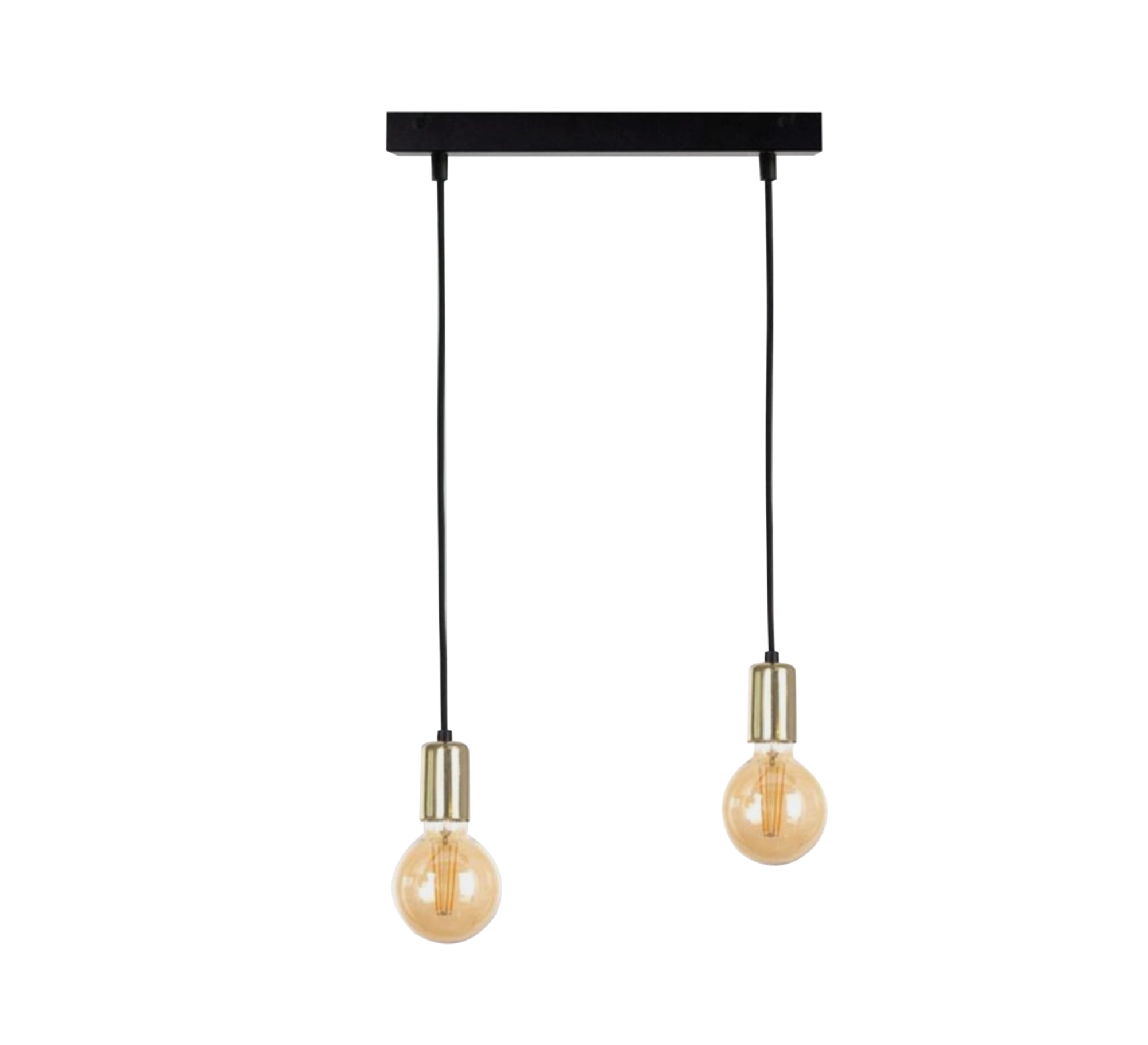 Black Double Chandelier - Vitrine Furniture - Lighting