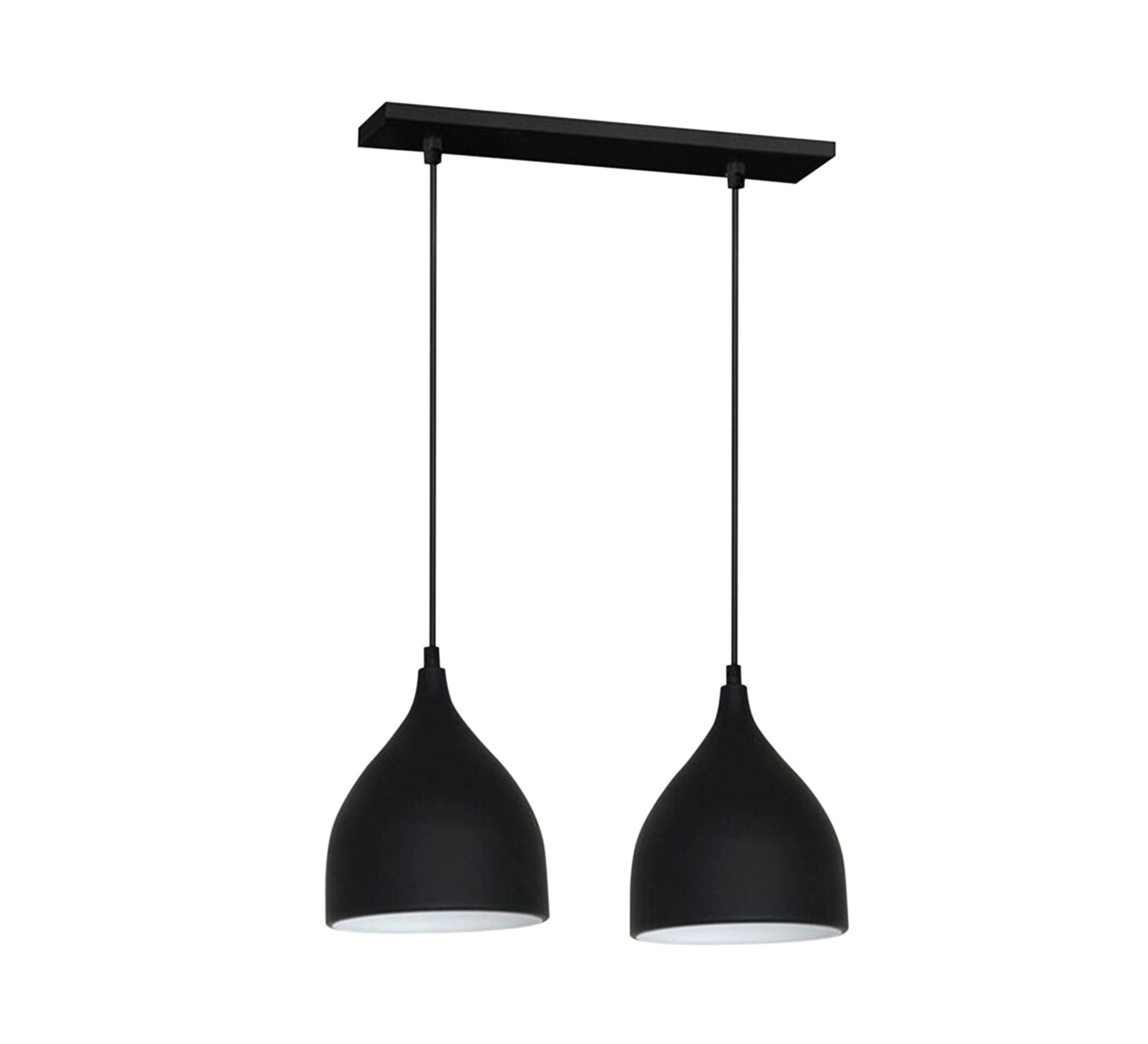 Black Dual Ceiling Light Unit - Vitrine Furniture - Lighting