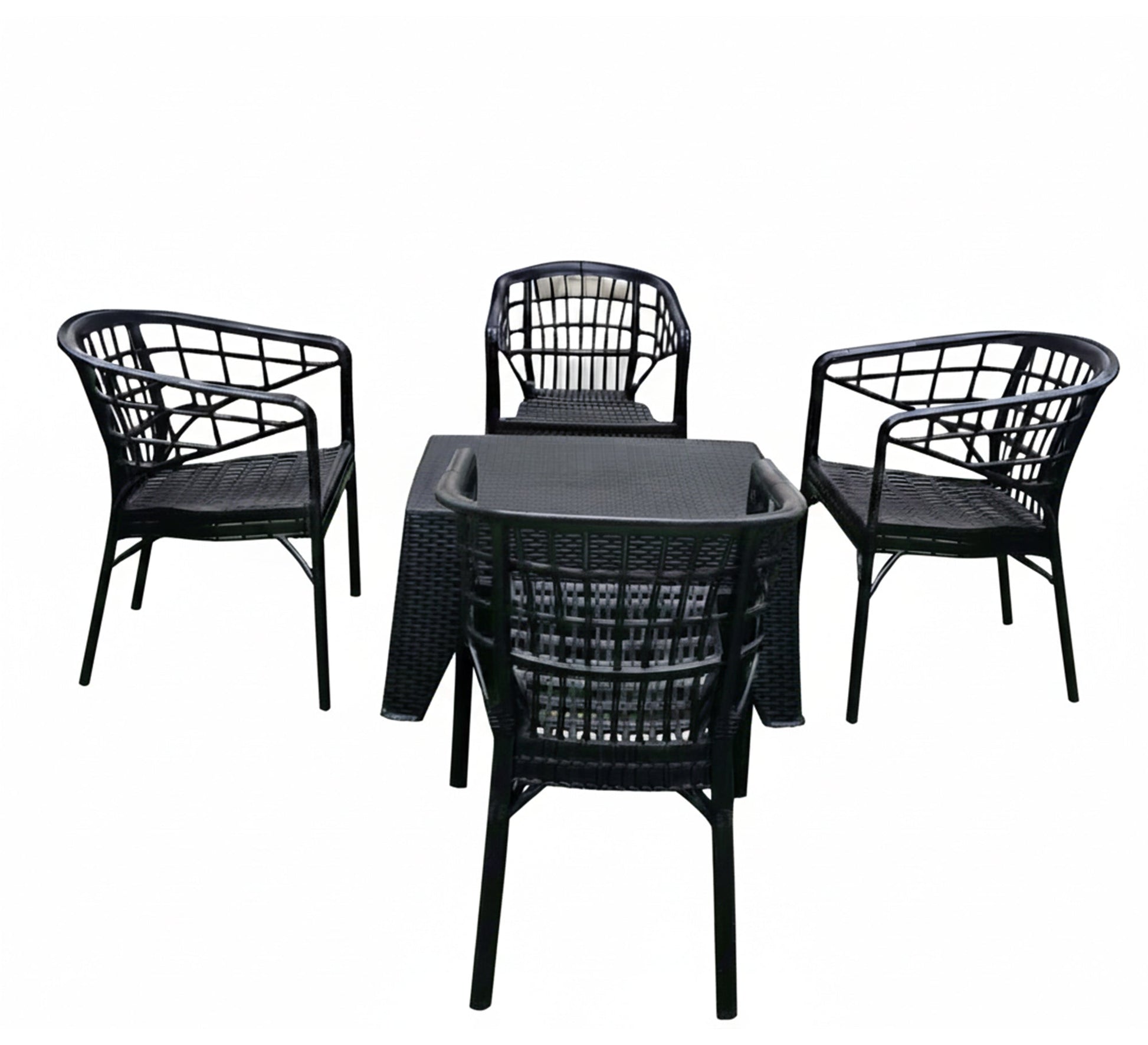 Black, elegant, durable, practical, outdoor patio set - Vitrine Furniture - Outdoor Products