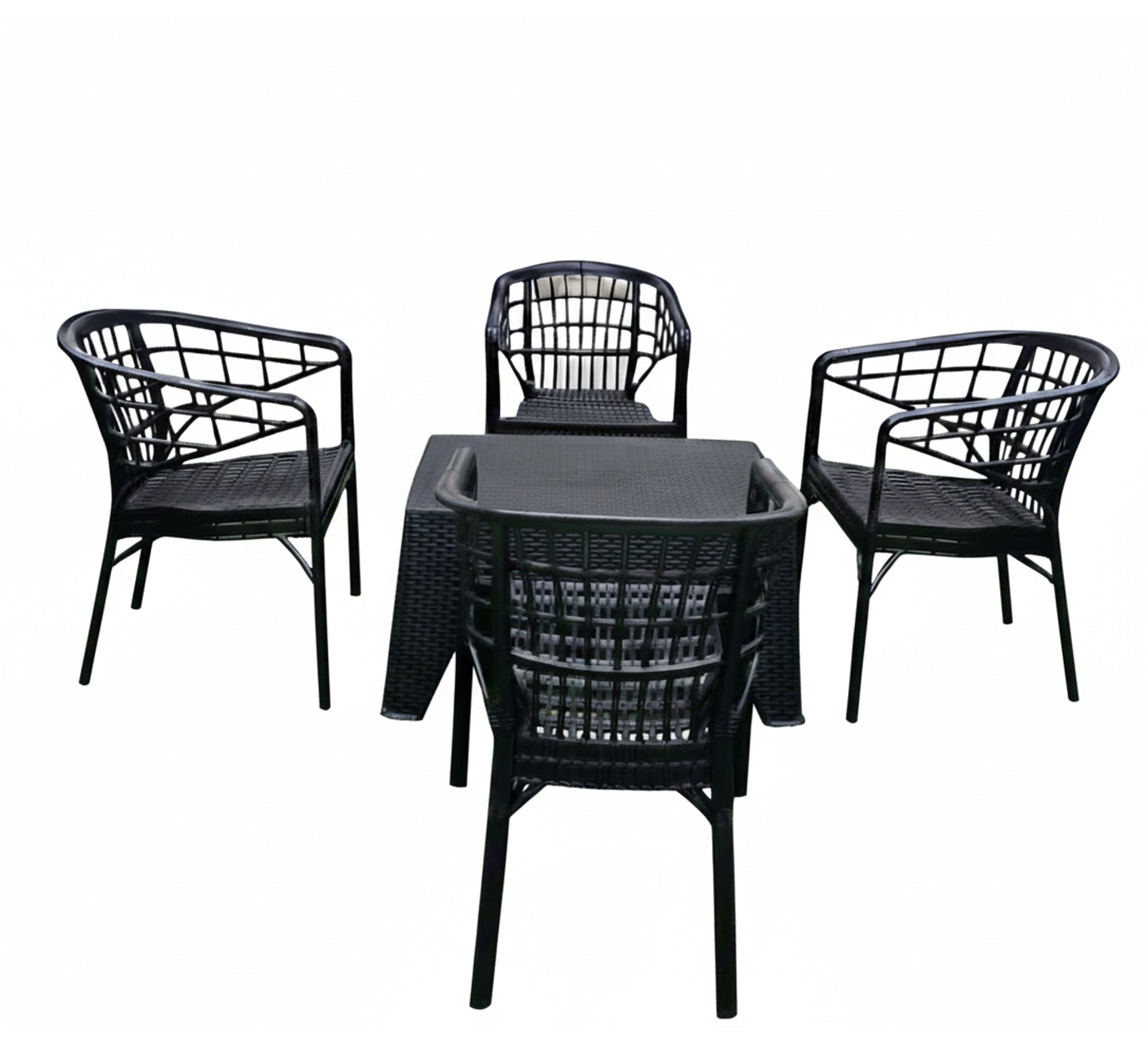Black, elegant, durable, practical, outdoor patio set - Vitrine Furniture - Outdoor Products
