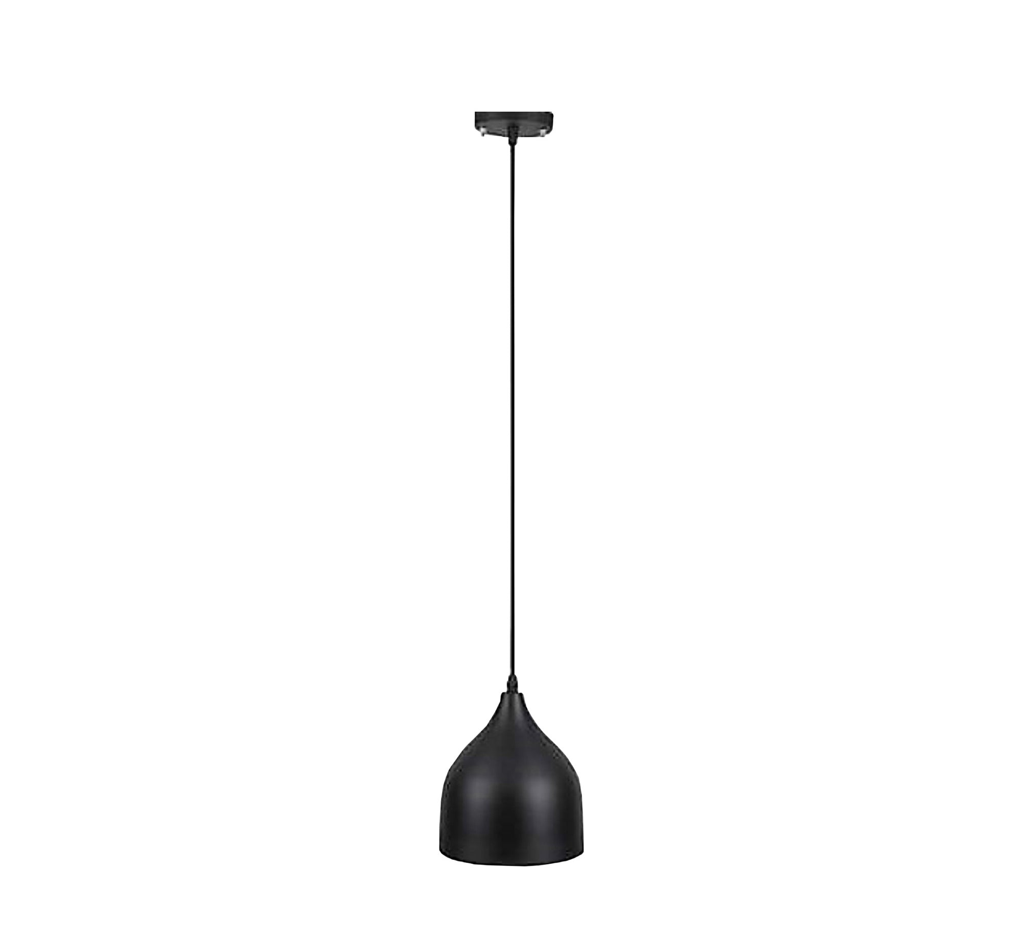 Black funnel single wire hanging - Vitrine Furniture - Lighting