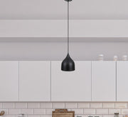 Black funnel single wire hanging - Vitrine Furniture - Lighting