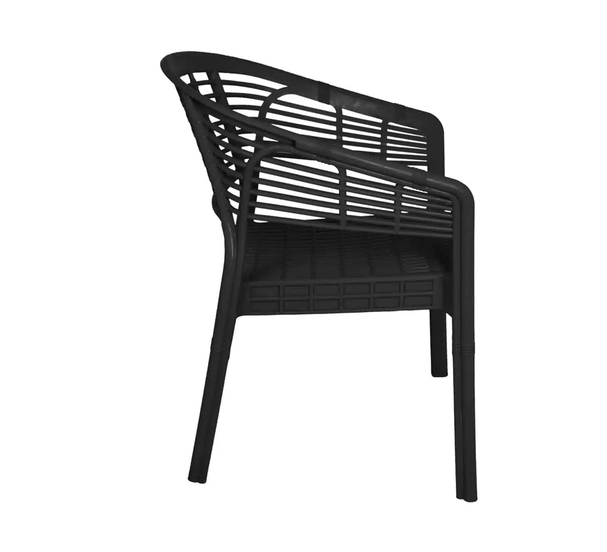 Black garden furniture set with a purple accent - Vitrine Furniture - Outdoor Products