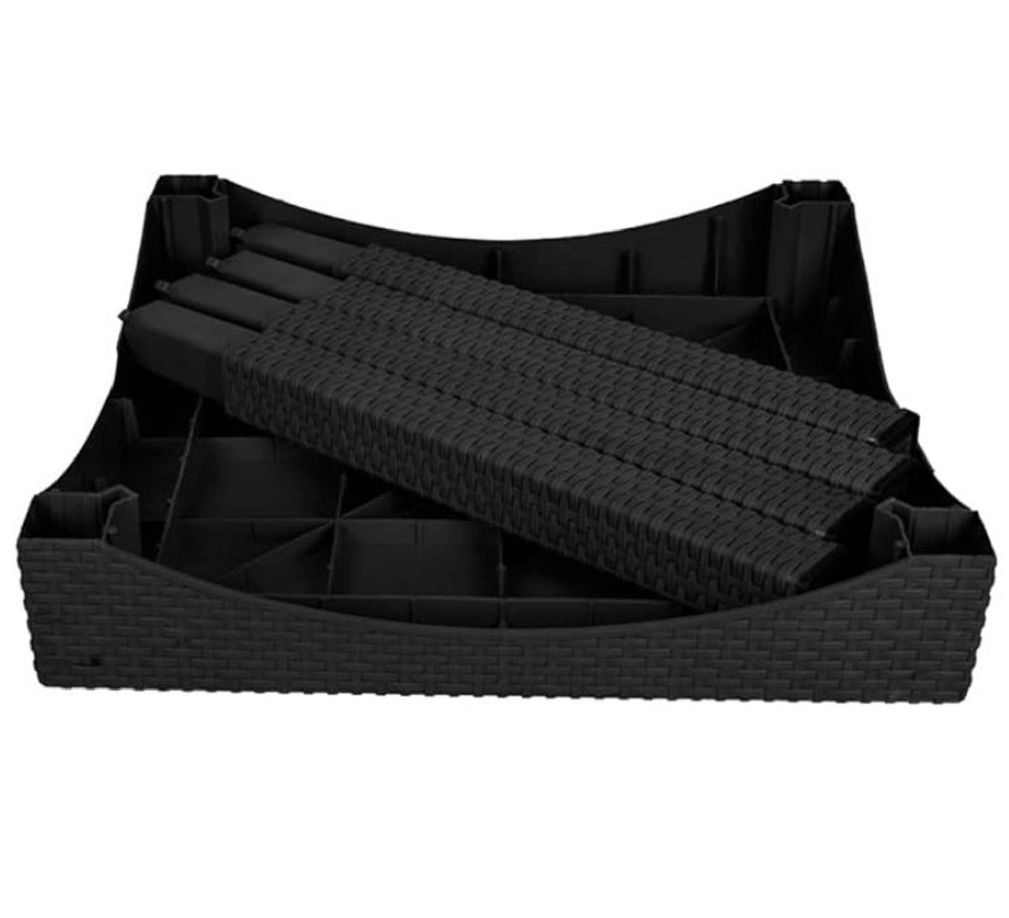 Black garden furniture set with a purple accent - Vitrine Furniture - Outdoor Products