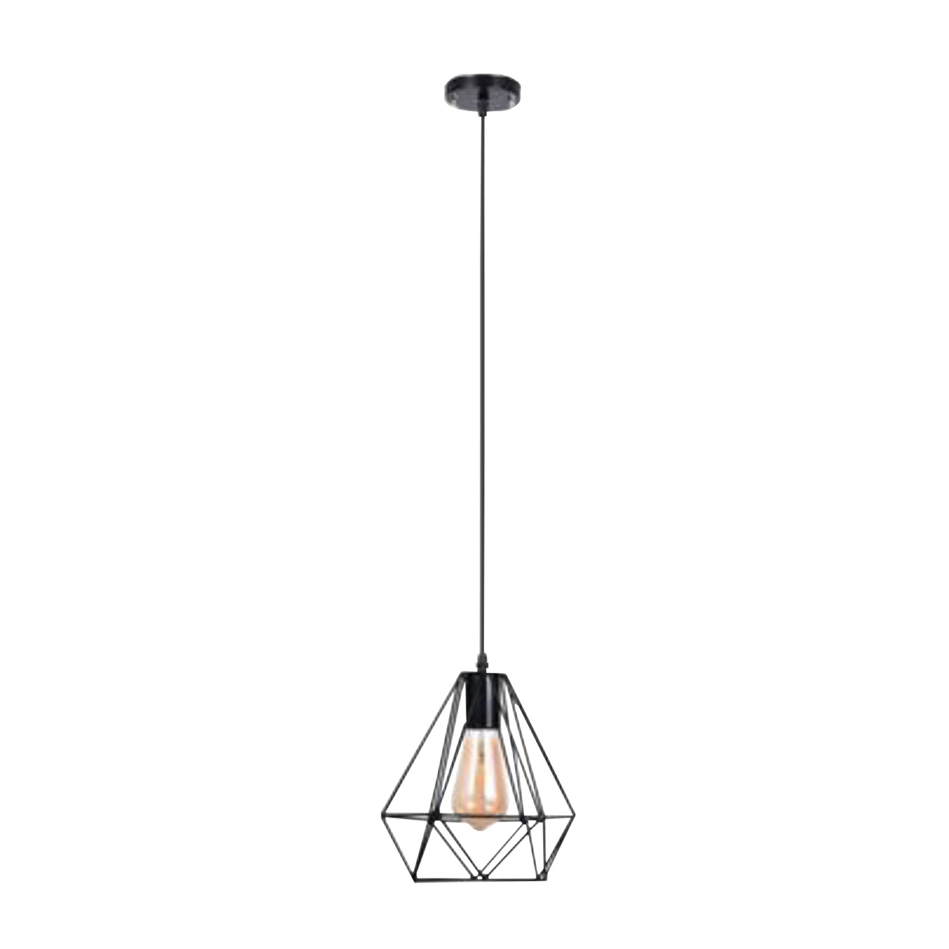 Black hollow cone chandelier - Vitrine Furniture - Lighting