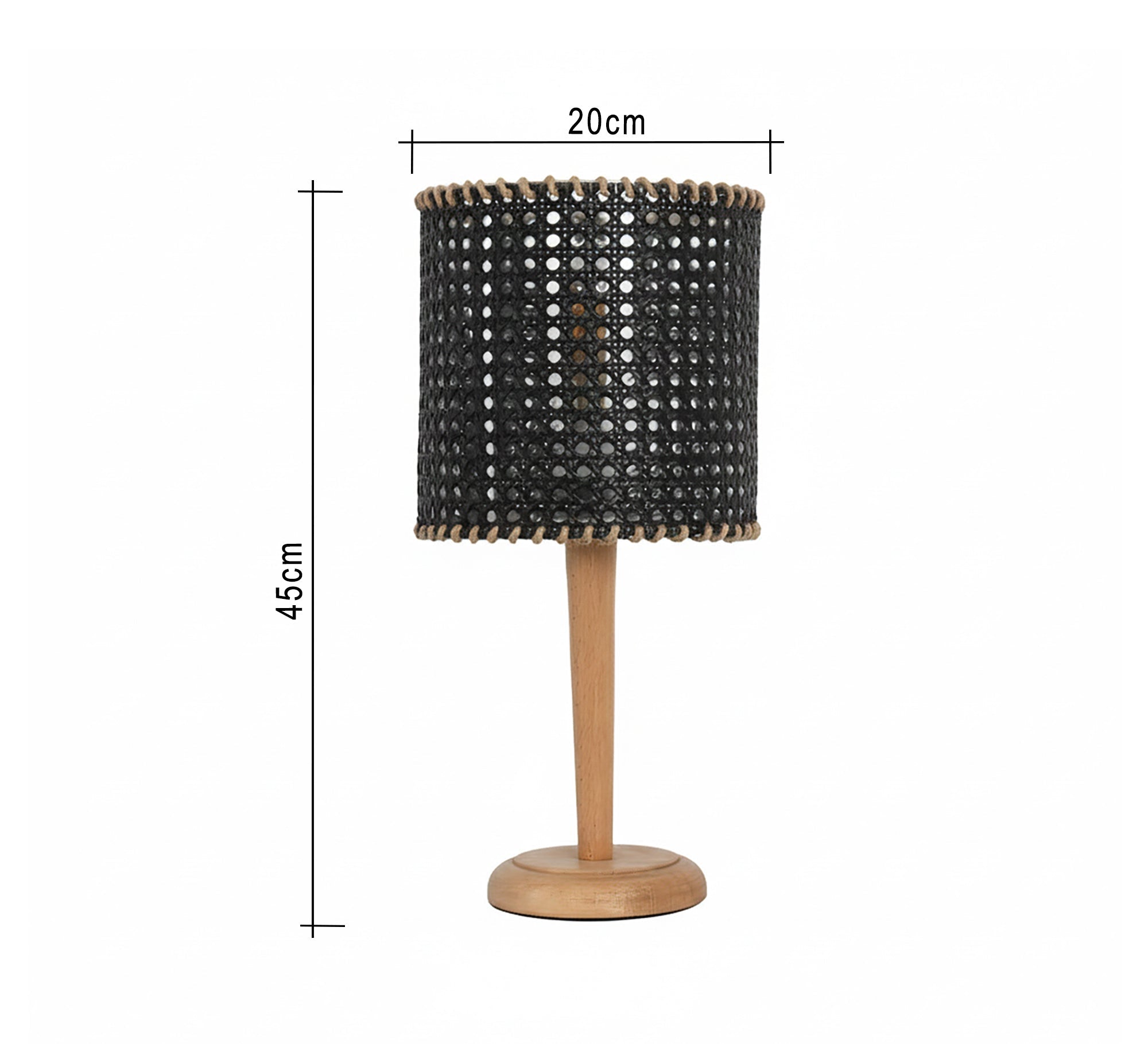 Black lampshade for soft and quiet lighting - Vitrine Furniture - Table lamps