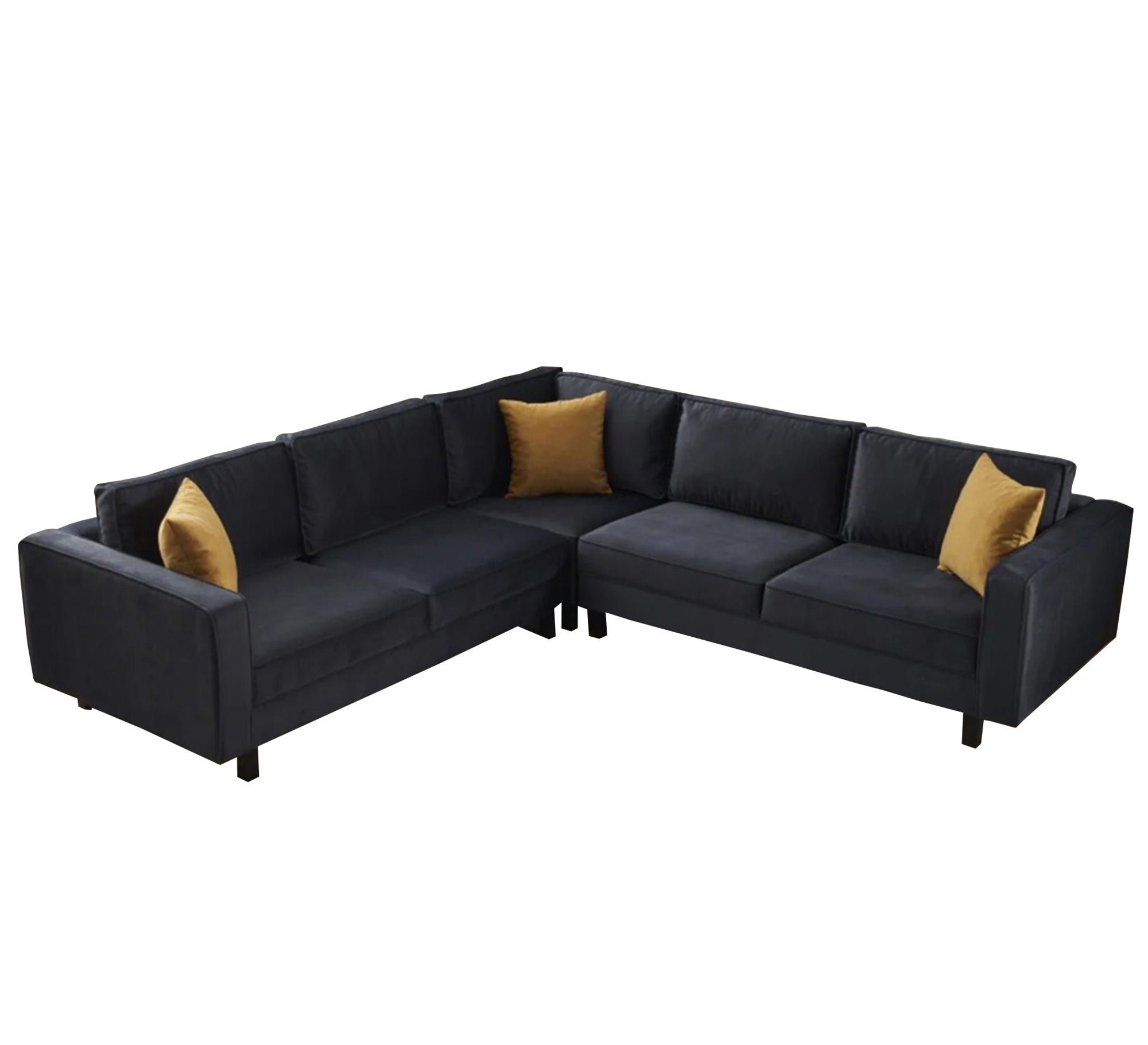 Black living room corner - Vitrine Furniture - Furniture