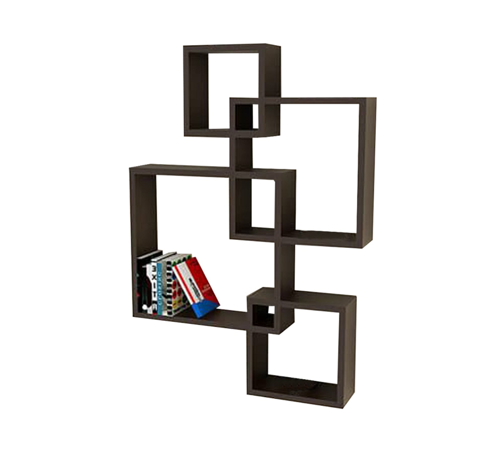 Black MDF Wall Shelves - Vitrine Furniture - Décor