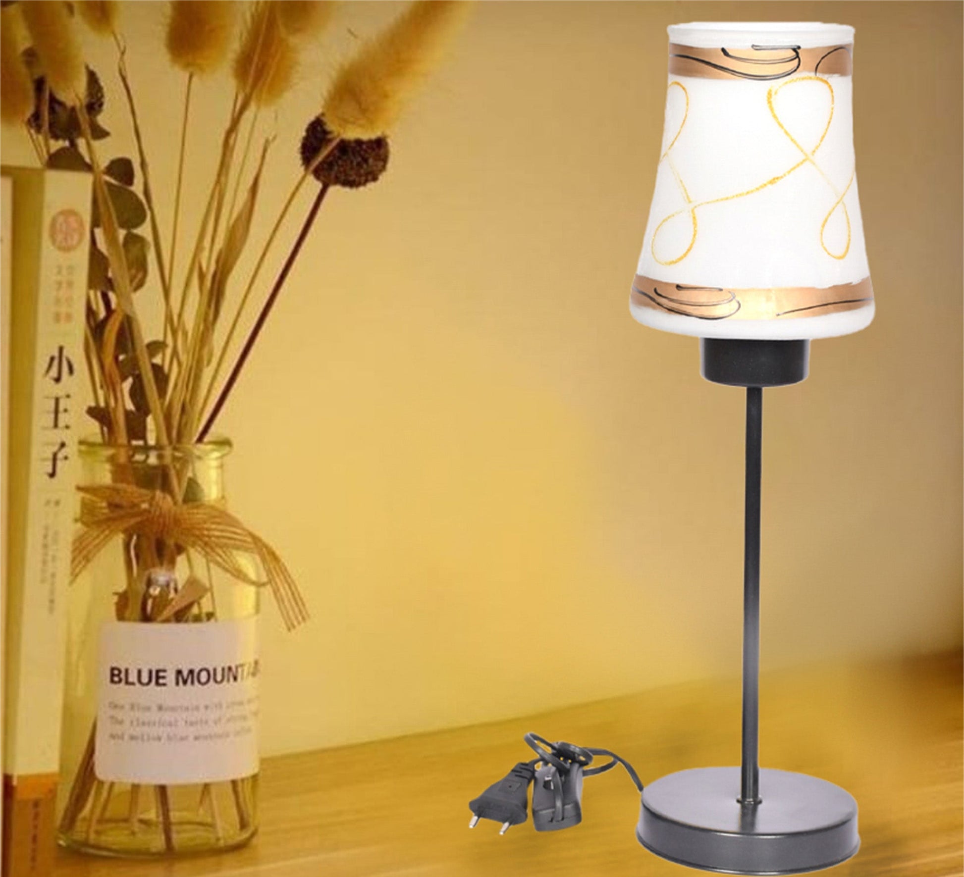 Black metal lampshade and white shade - Vitrine Furniture - Lighting