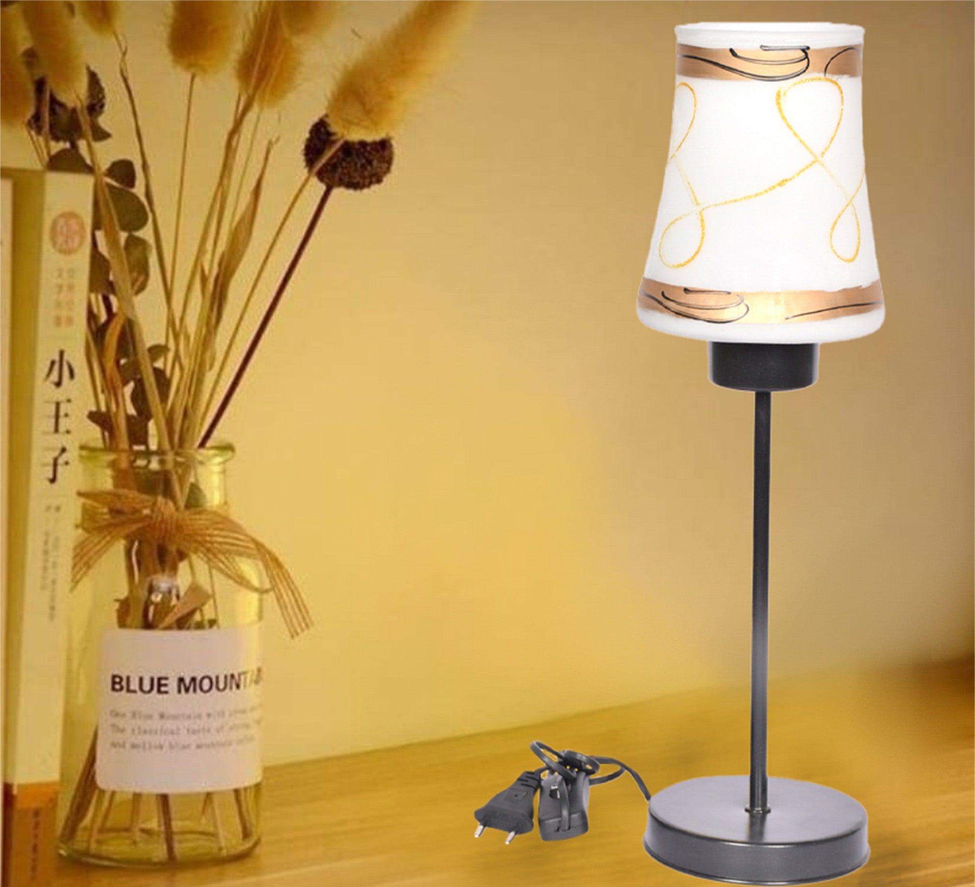 Black metal lampshade and white shade - Vitrine Furniture - Lighting