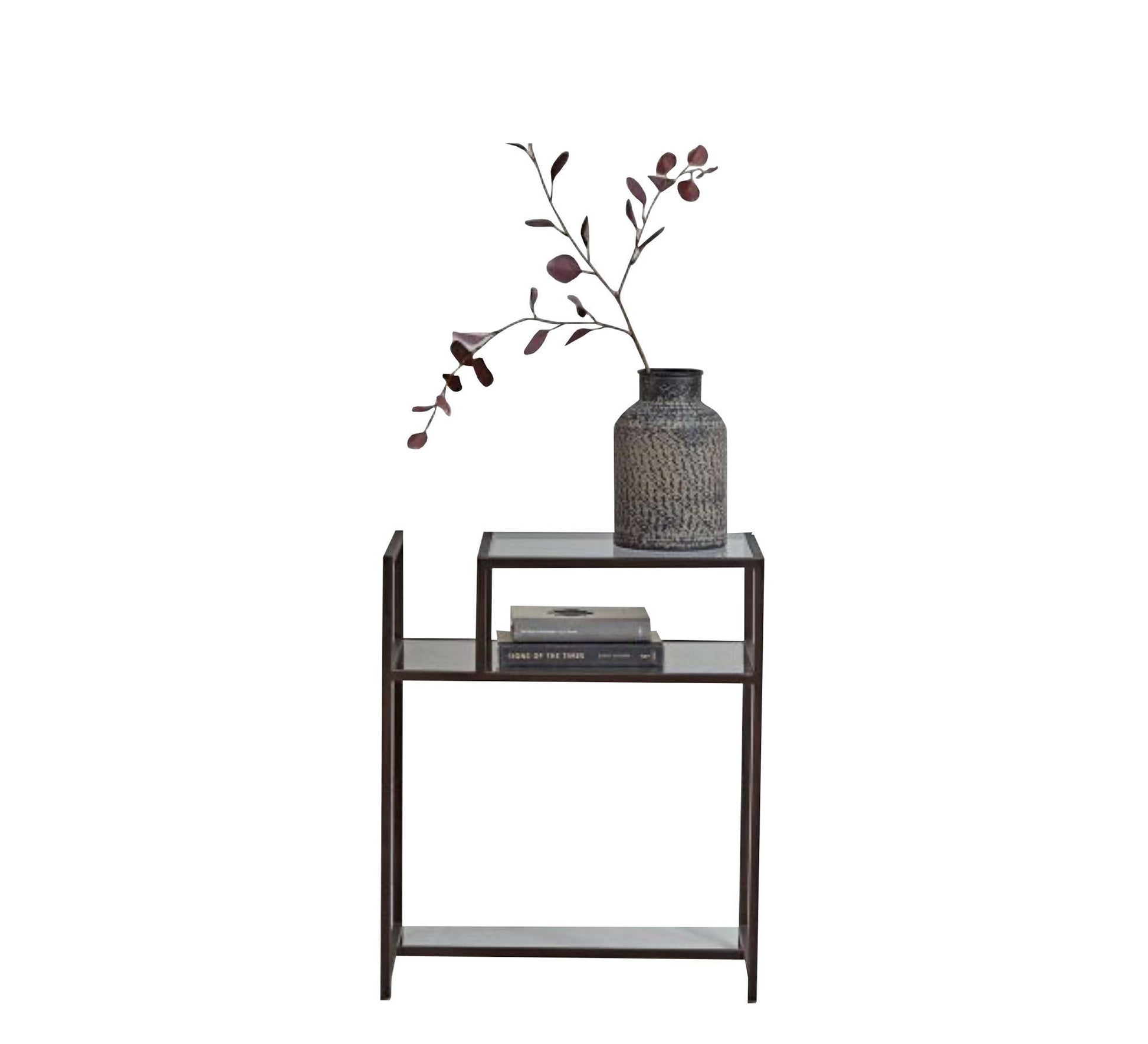 Black metal side table - Vitrine Furniture - Furniture