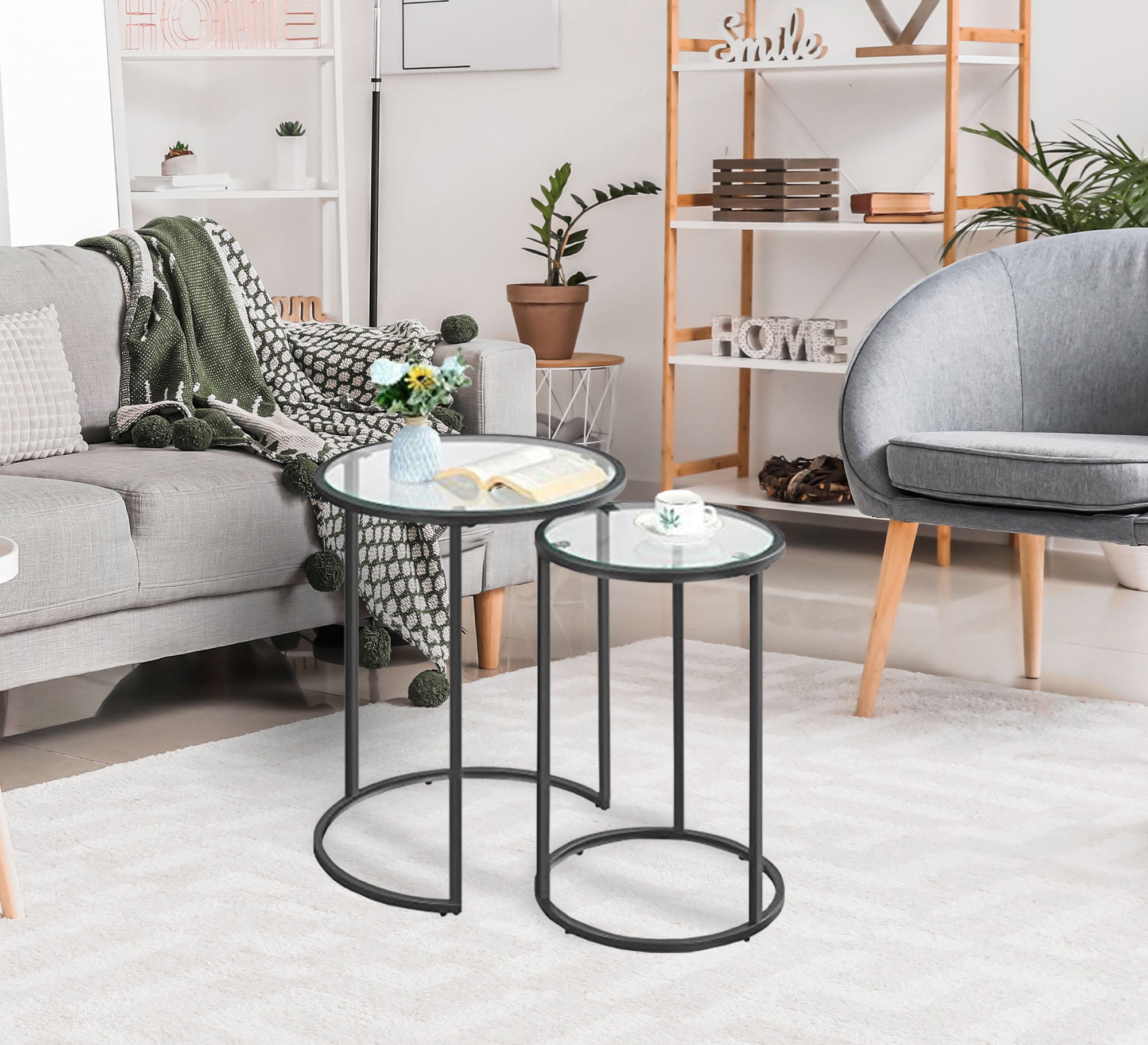 Black metal tables - Vitrine Furniture - Furniture