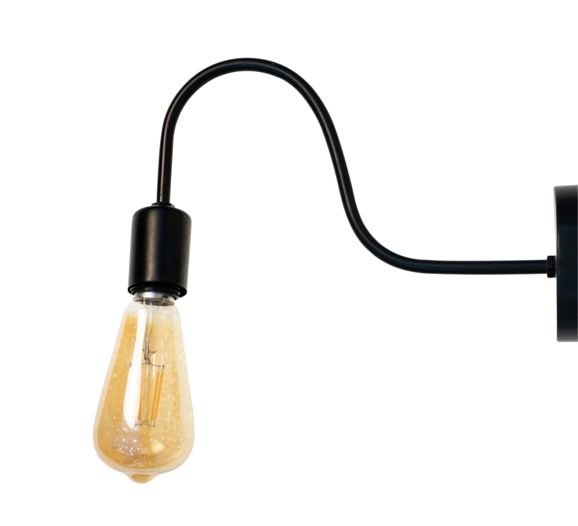 Black metal wall lamp - Vitrine Furniture - Lighting