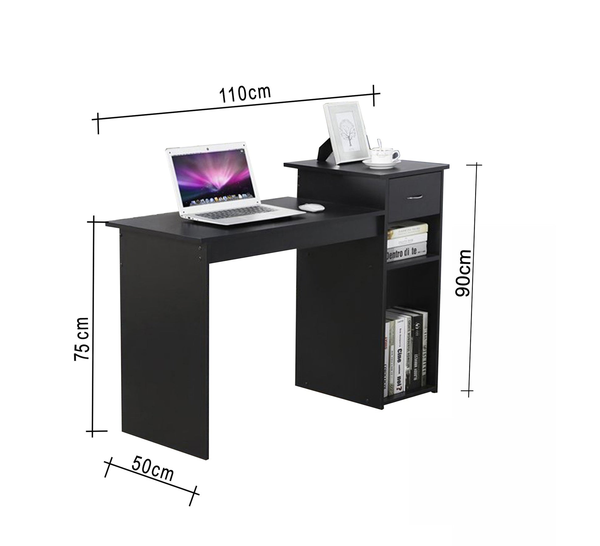 Black modern desk - Vitrine Furniture - Desks