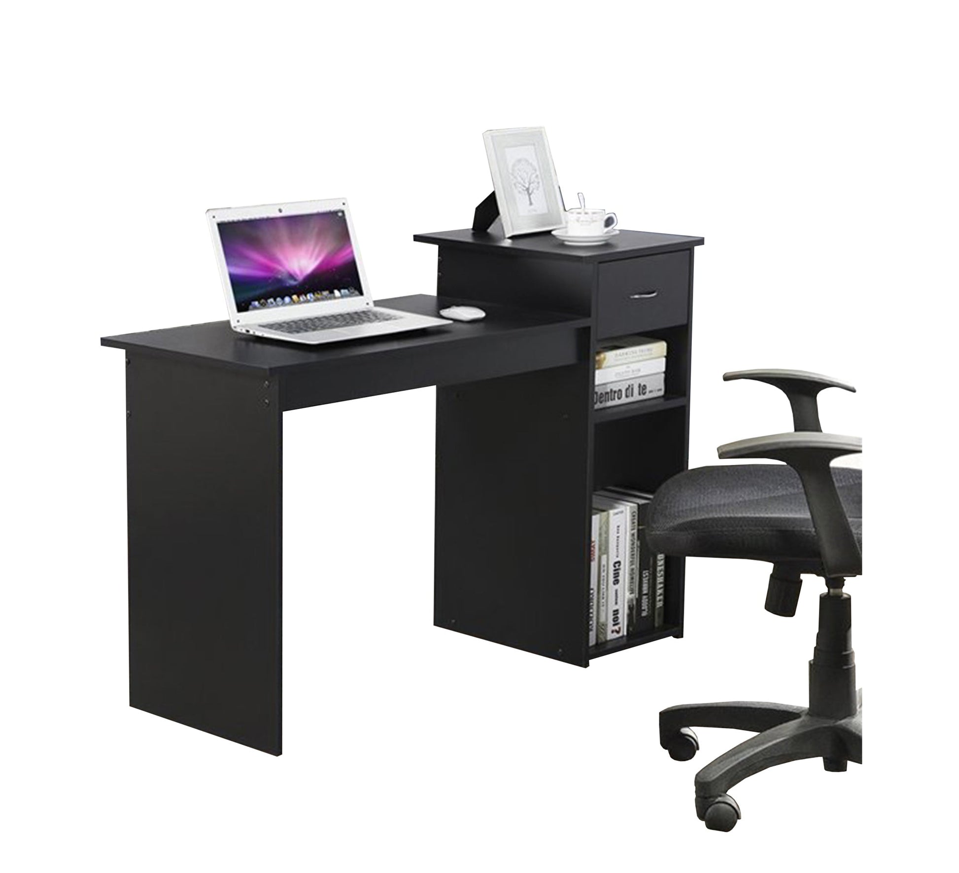 Black modern desk - Vitrine Furniture - Kids Rooms