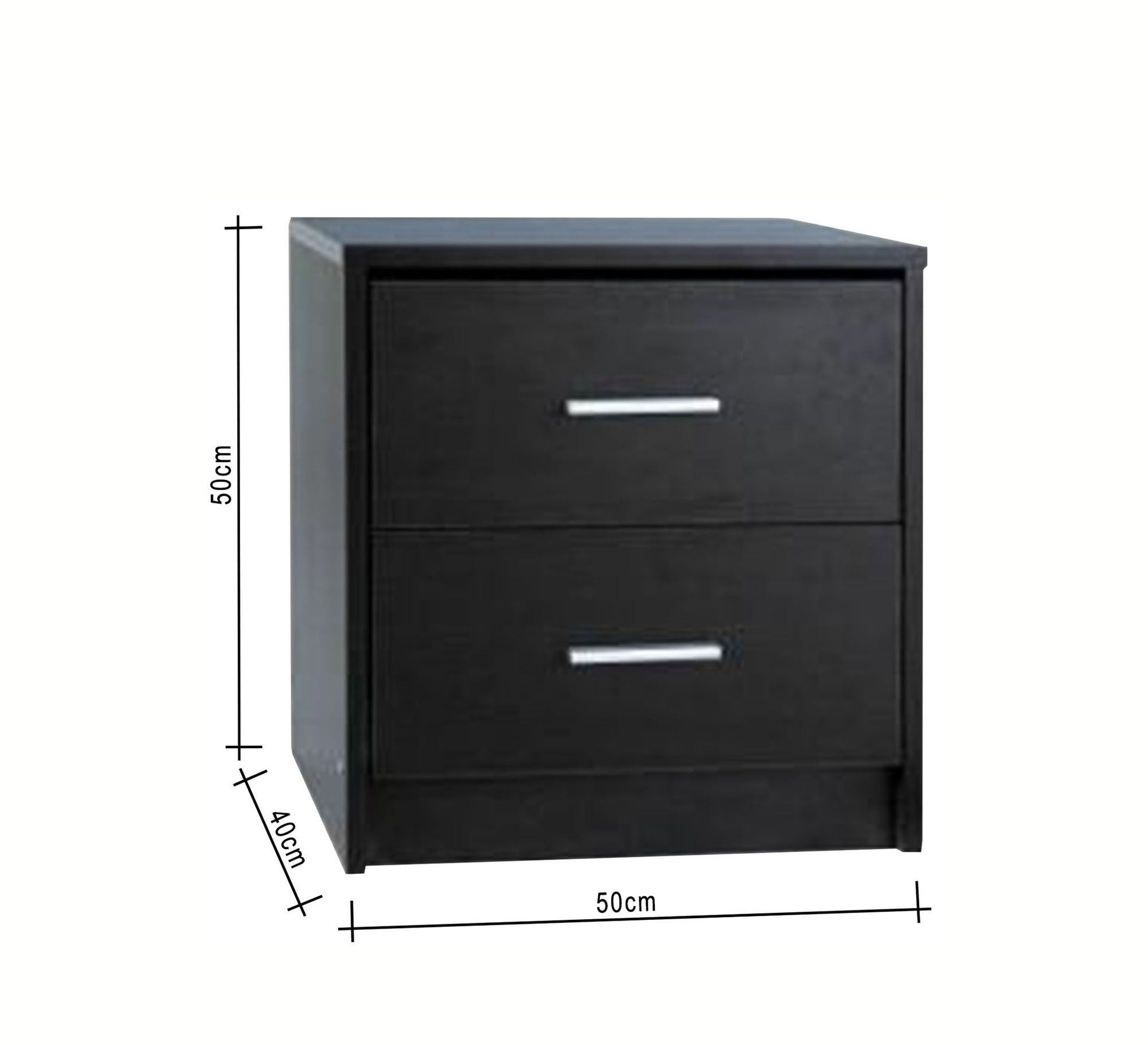 Black Nightstand - Sleek, Modern, Timeless - Vitrine Furniture - Furniture