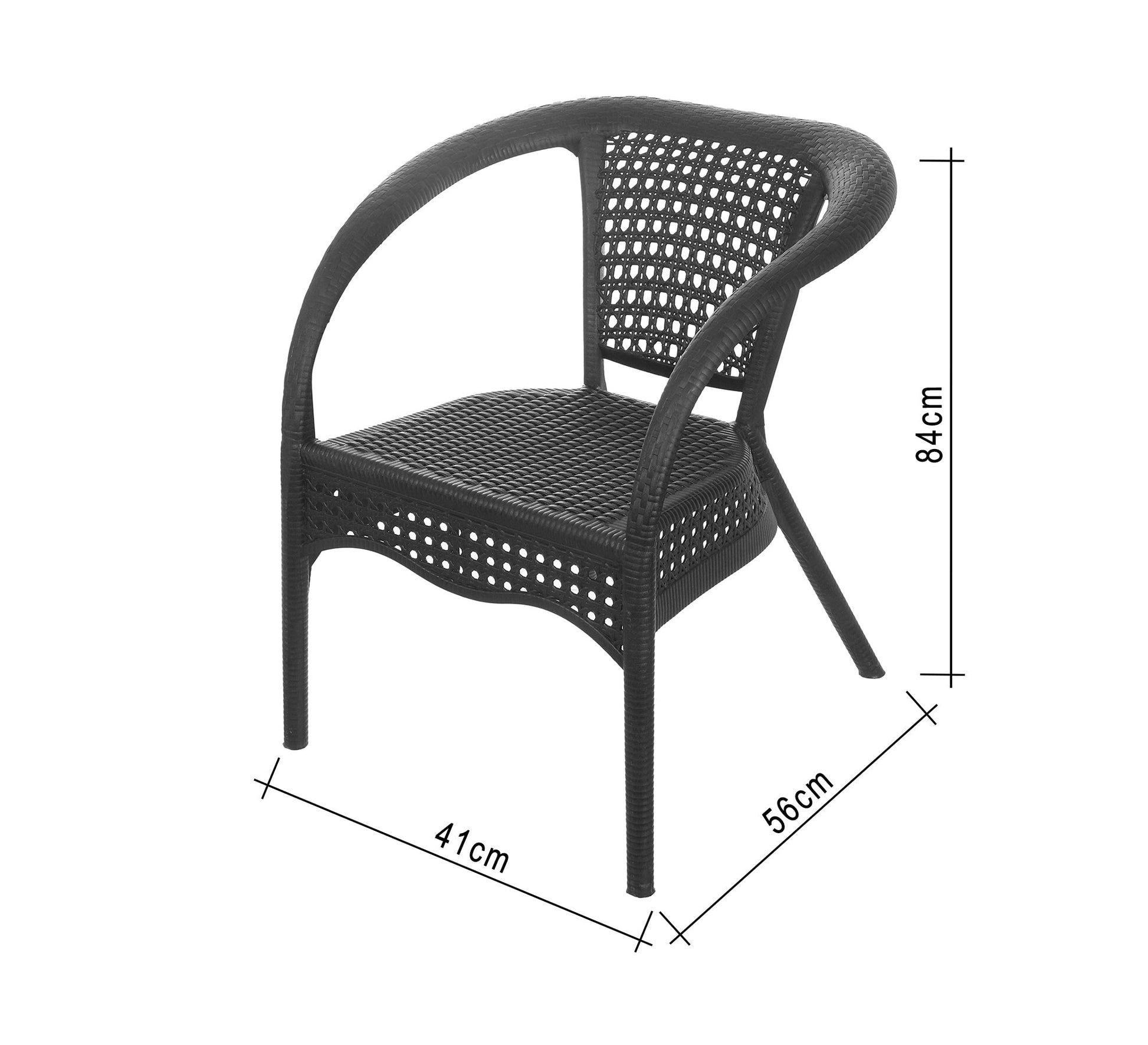 Black outdoor seating set, modern, durable and comfortable - Vitrine Furniture - Outdoor Products