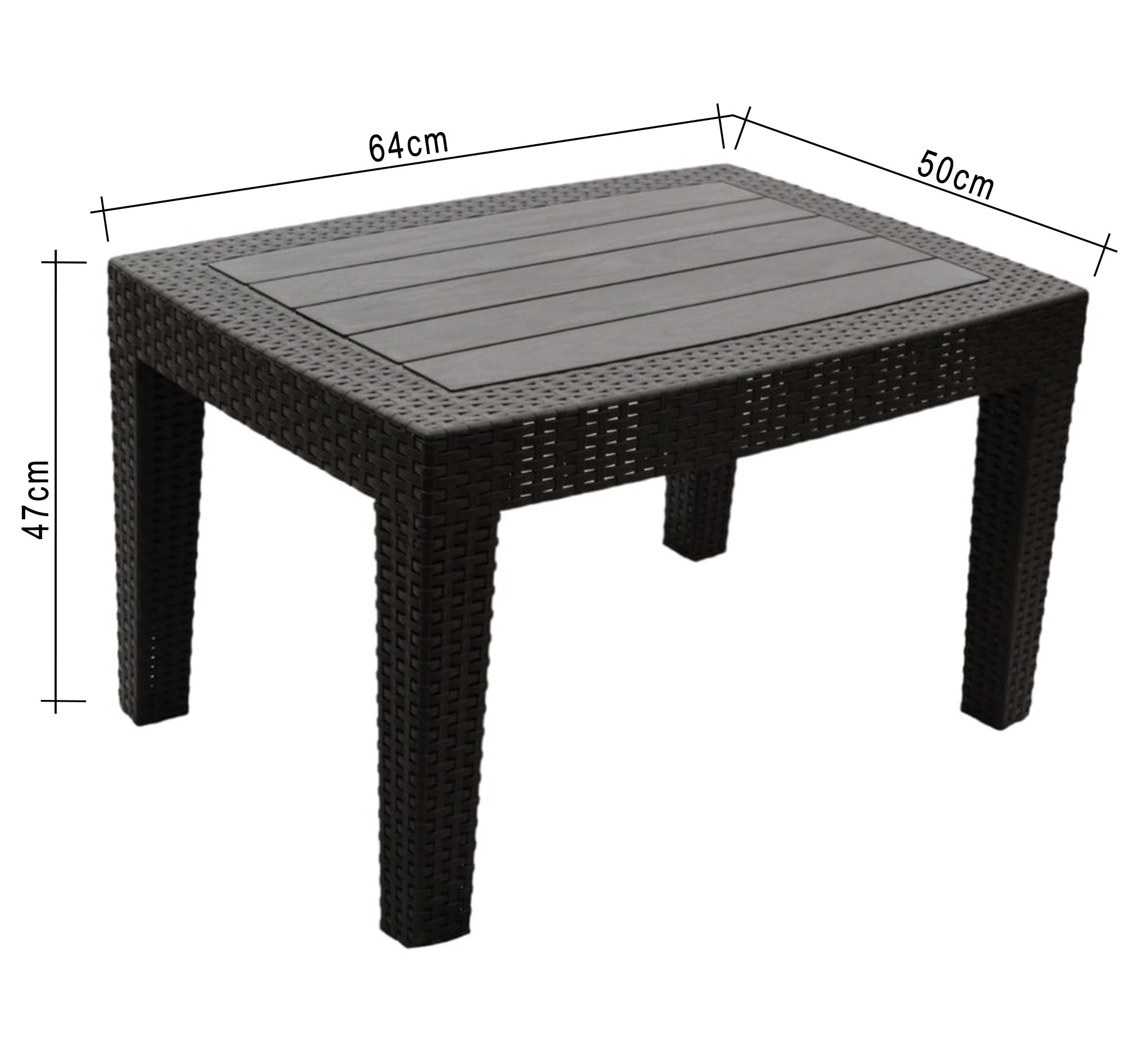 Black rattan set, elegant, comfortable, and durable - Vitrine Furniture - Outdoor Products