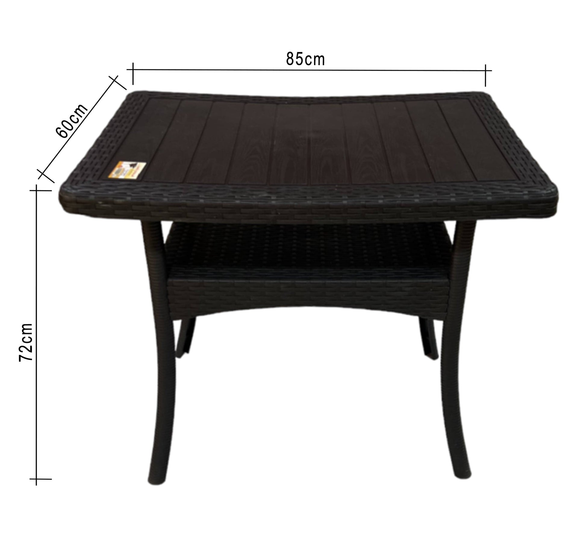 Black rattan set, stylish, durable, and comfortable for the garden - Vitrine Furniture - Outdoor Products