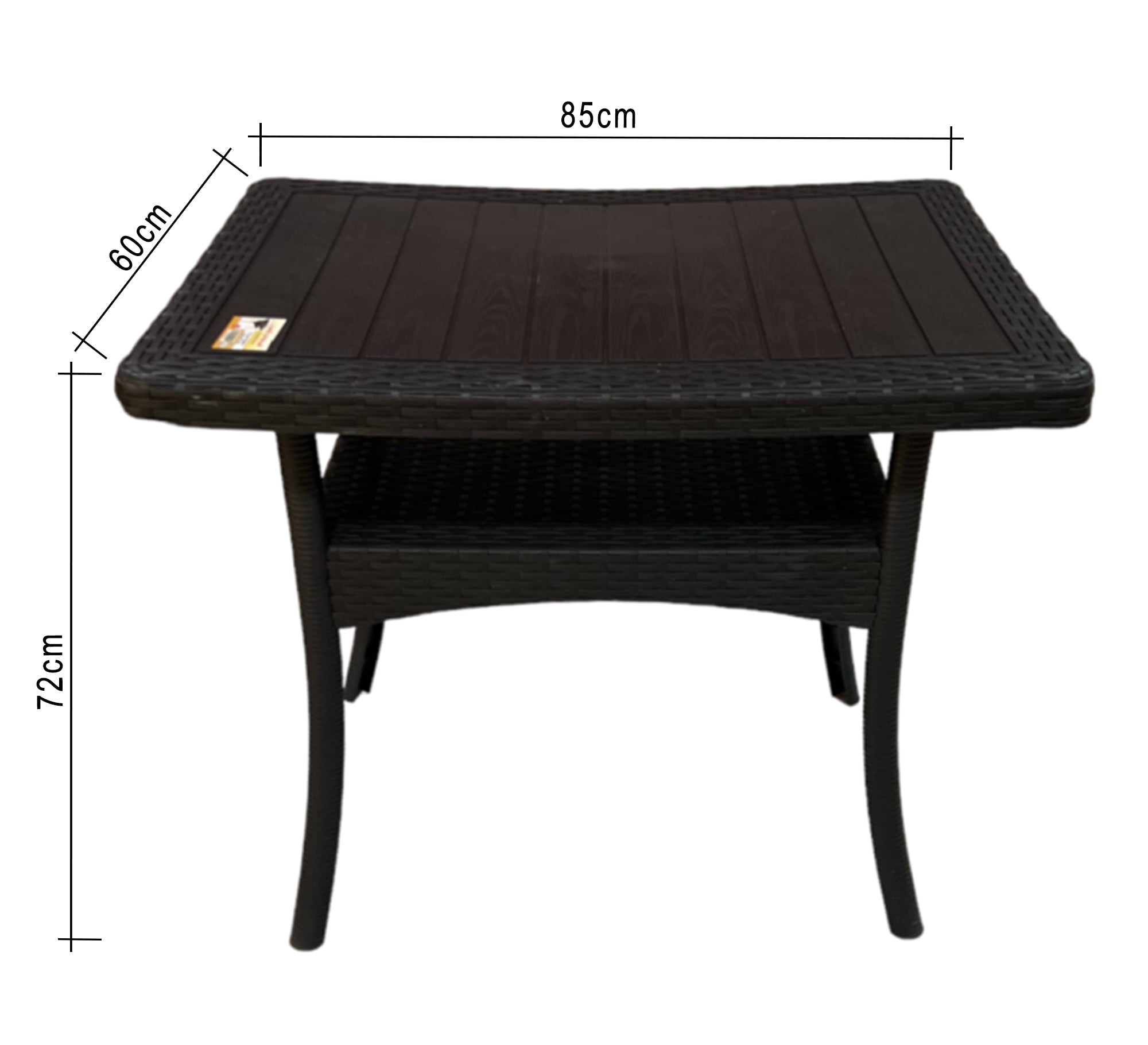 Black rattan set, stylish, durable, and comfortable for the garden - Vitrine Furniture - Outdoor Products