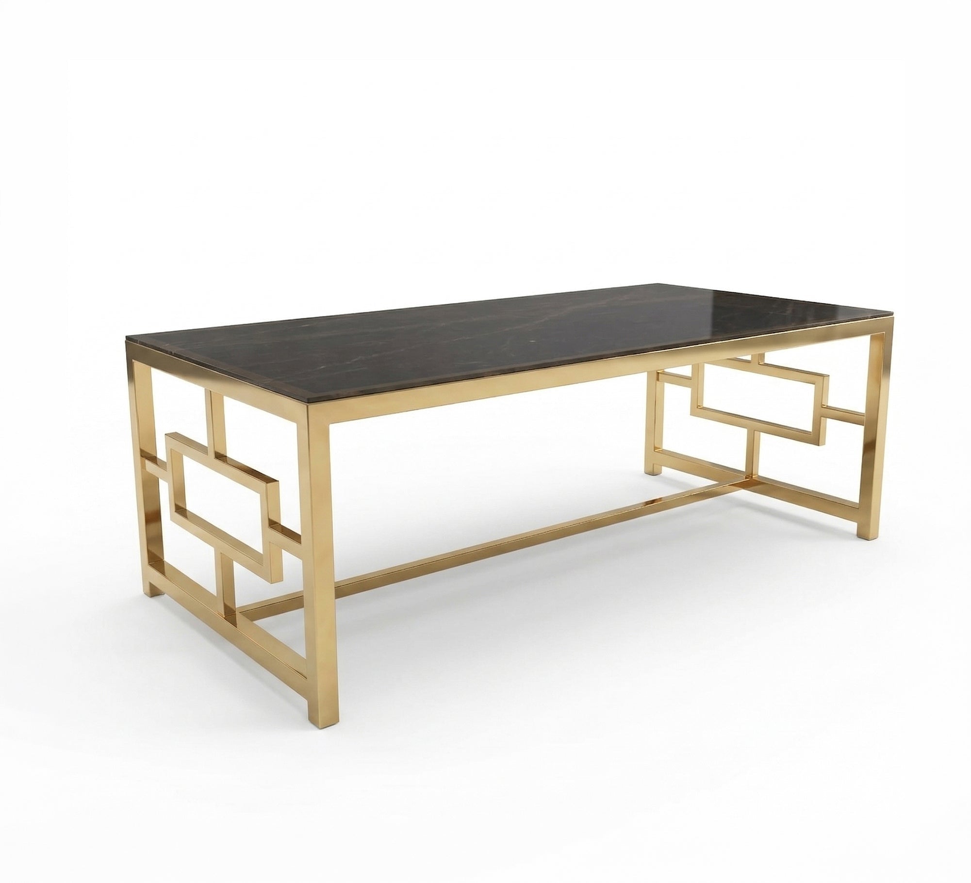 Black rectangular coffee table - Vitrine Furniture - Coffee Tables