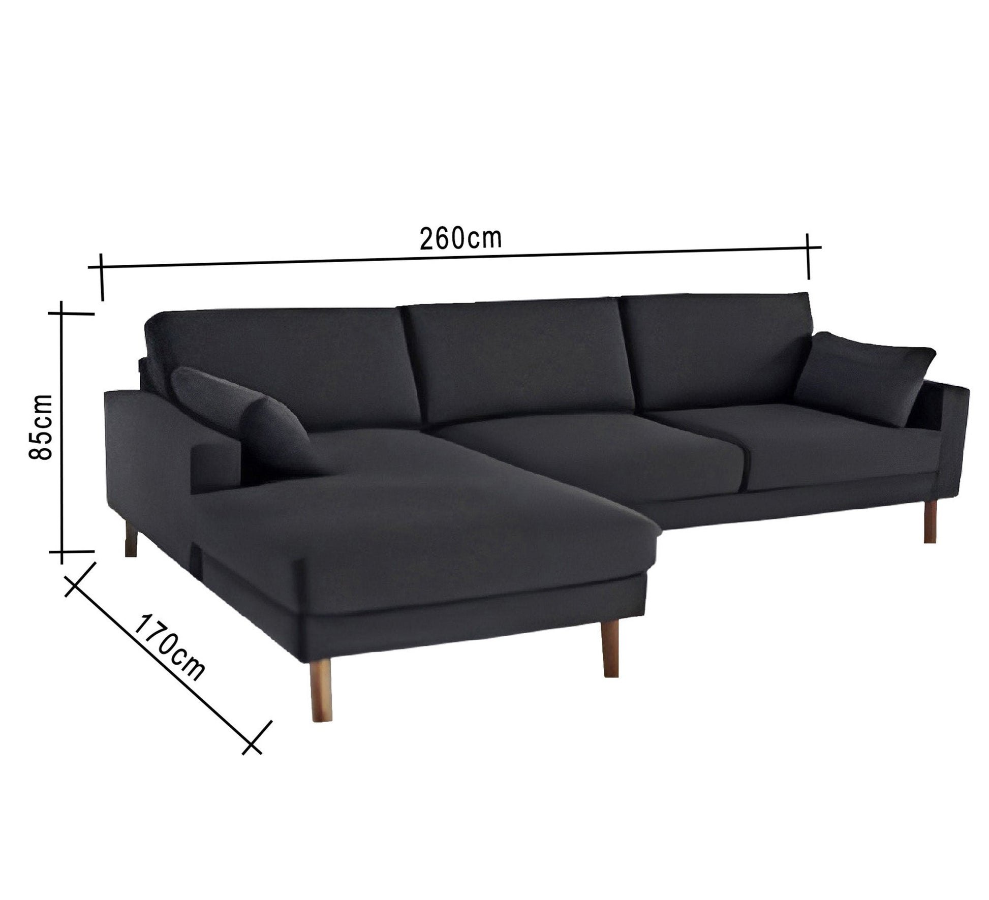 Black sofa - Vitrine Furniture - Furniture