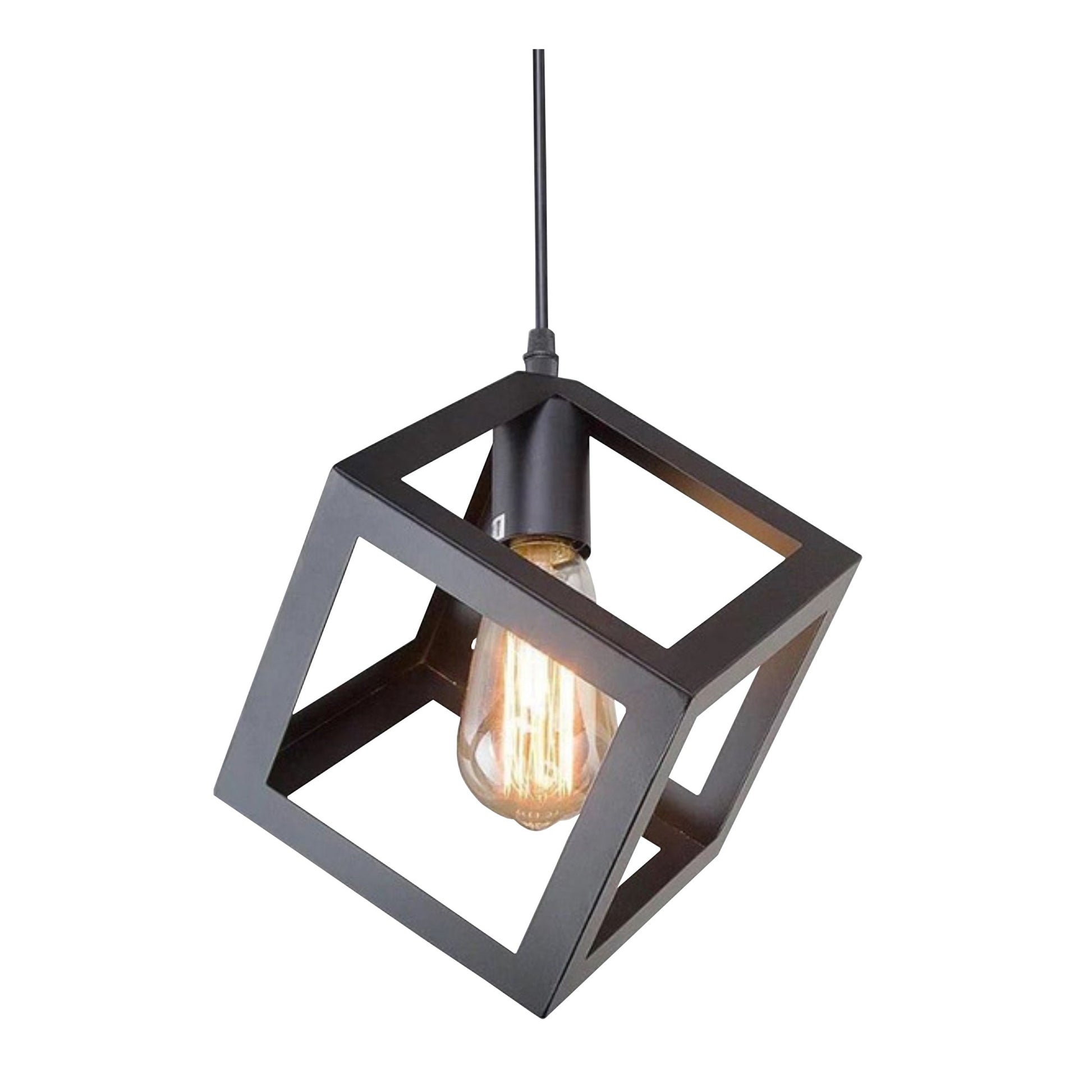 Black square chandelier - Vitrine Furniture - Lighting