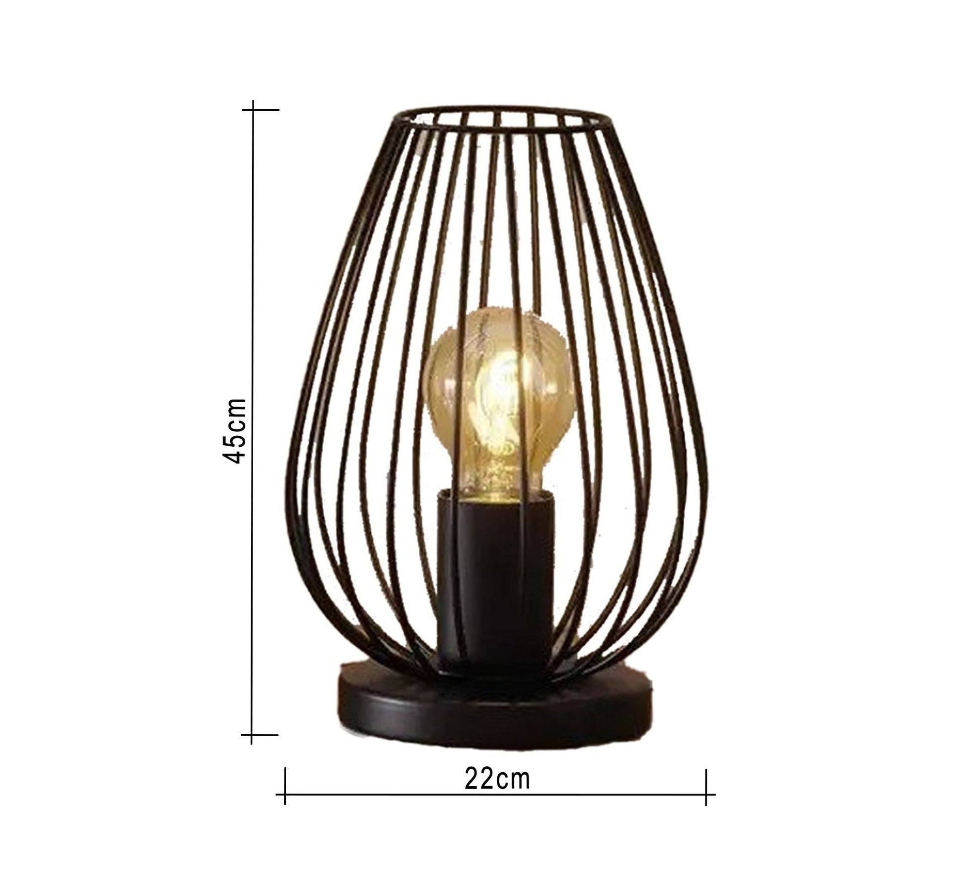 Black table lamp - Vitrine Furniture - Lighting