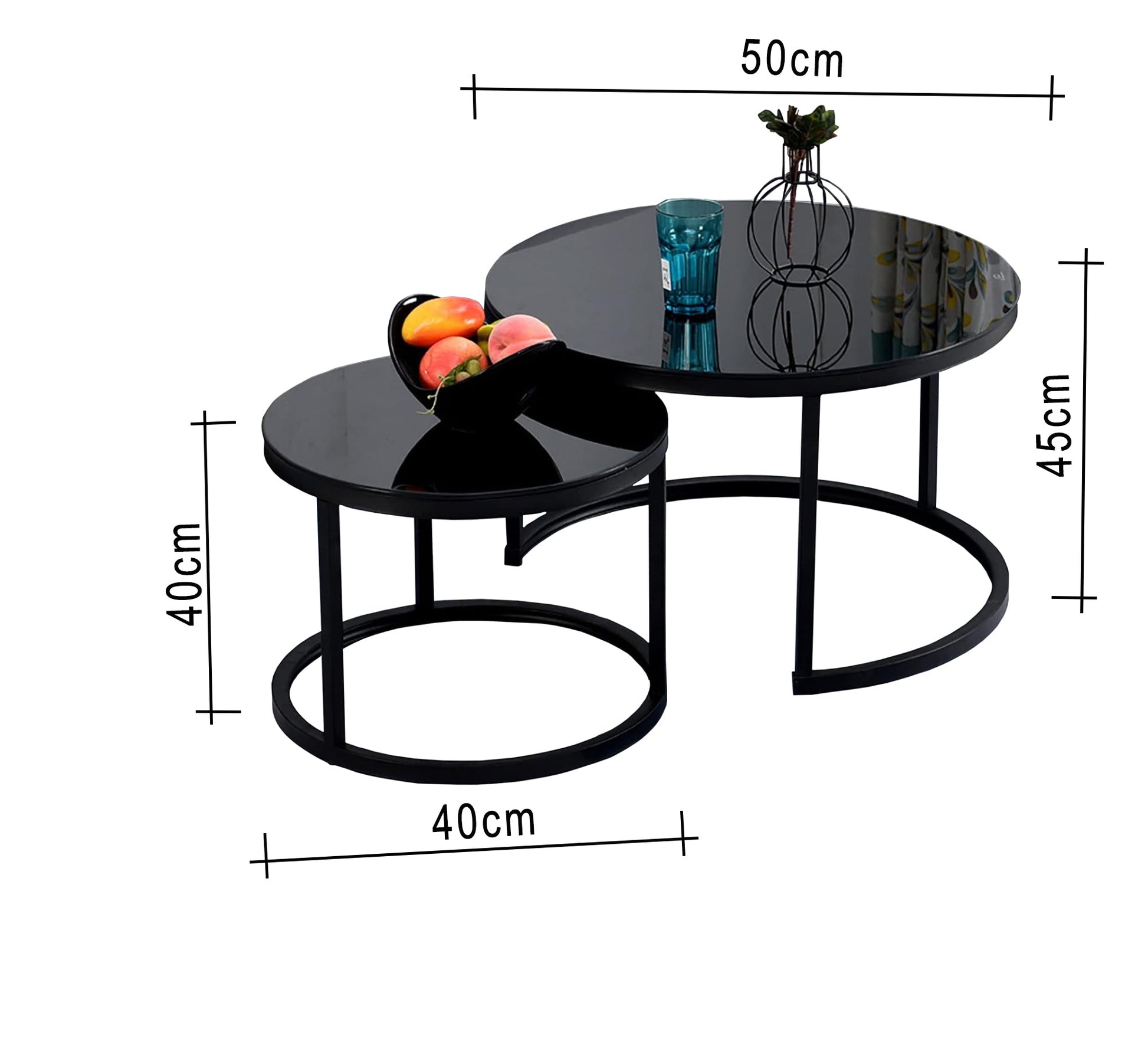 Black table set - Vitrine Furniture - Furniture