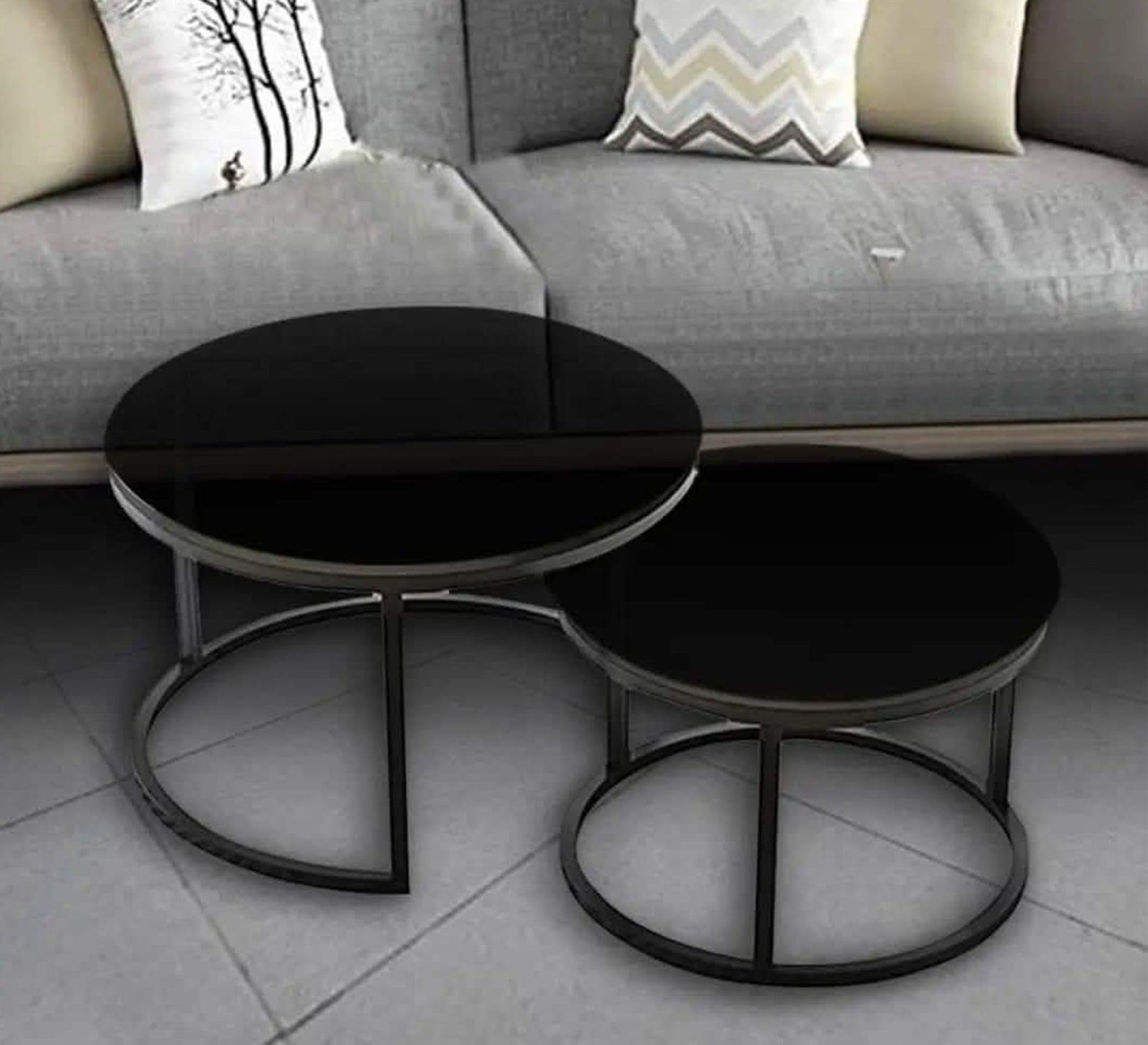 Black table set - Vitrine Furniture - Furniture