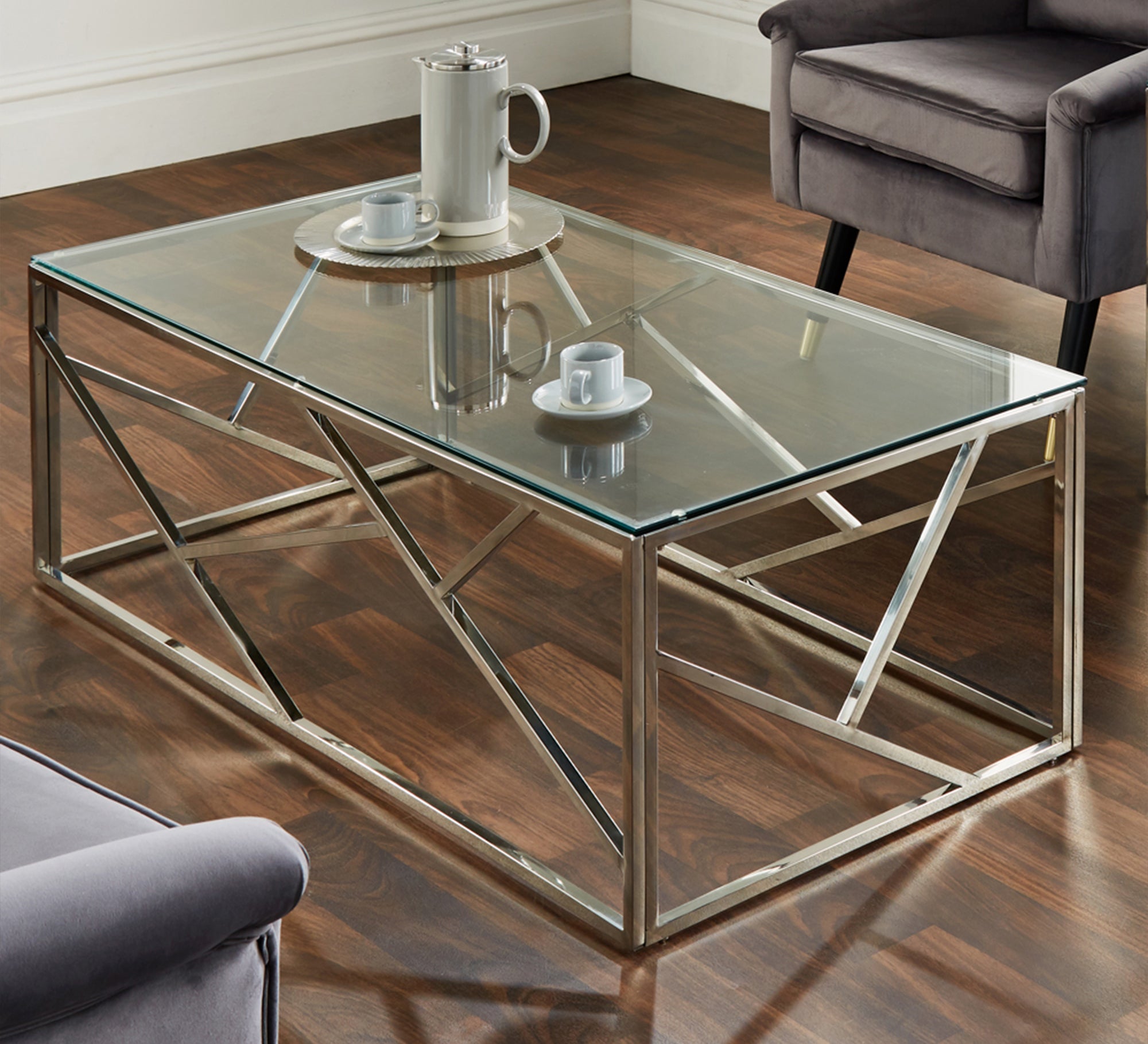 Black table with unique design - Vitrine Furniture - Furniture